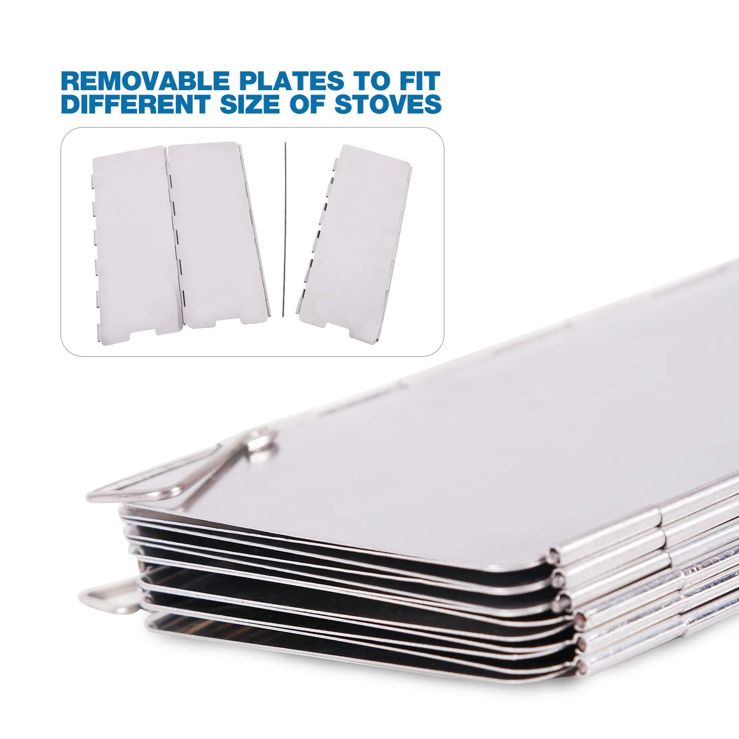 Aluminum Folding Stove Windscreen for Camping