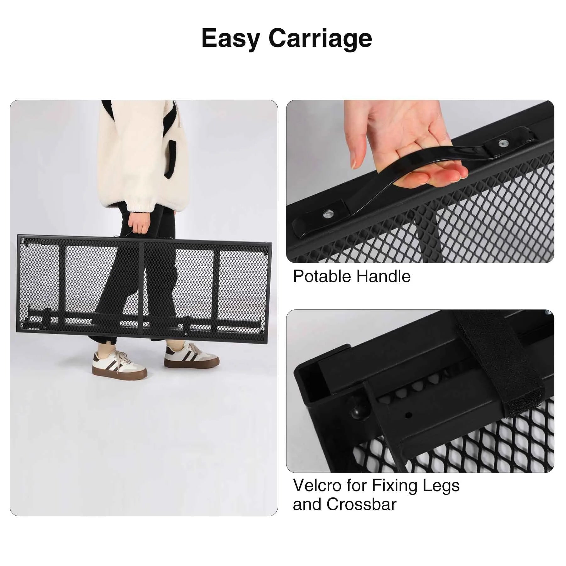 Folding Paito Bar Height Hot Tub Table with Waterproof Mesh Top