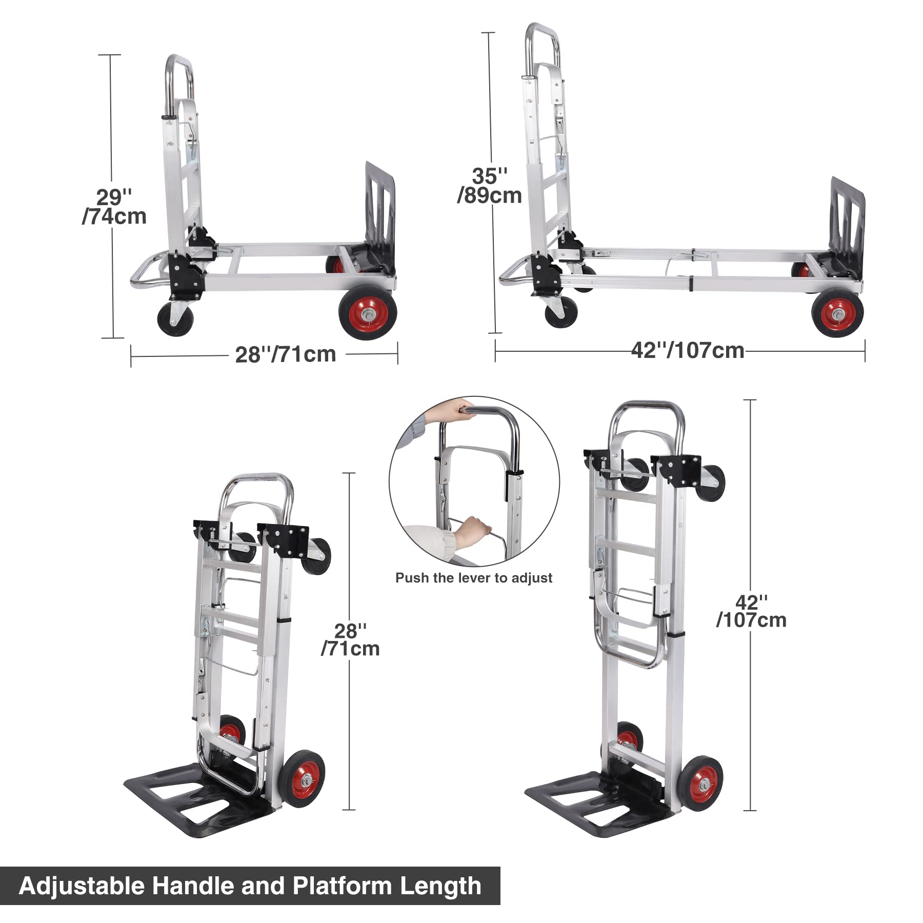 Aluminum Convertible Hand Truck