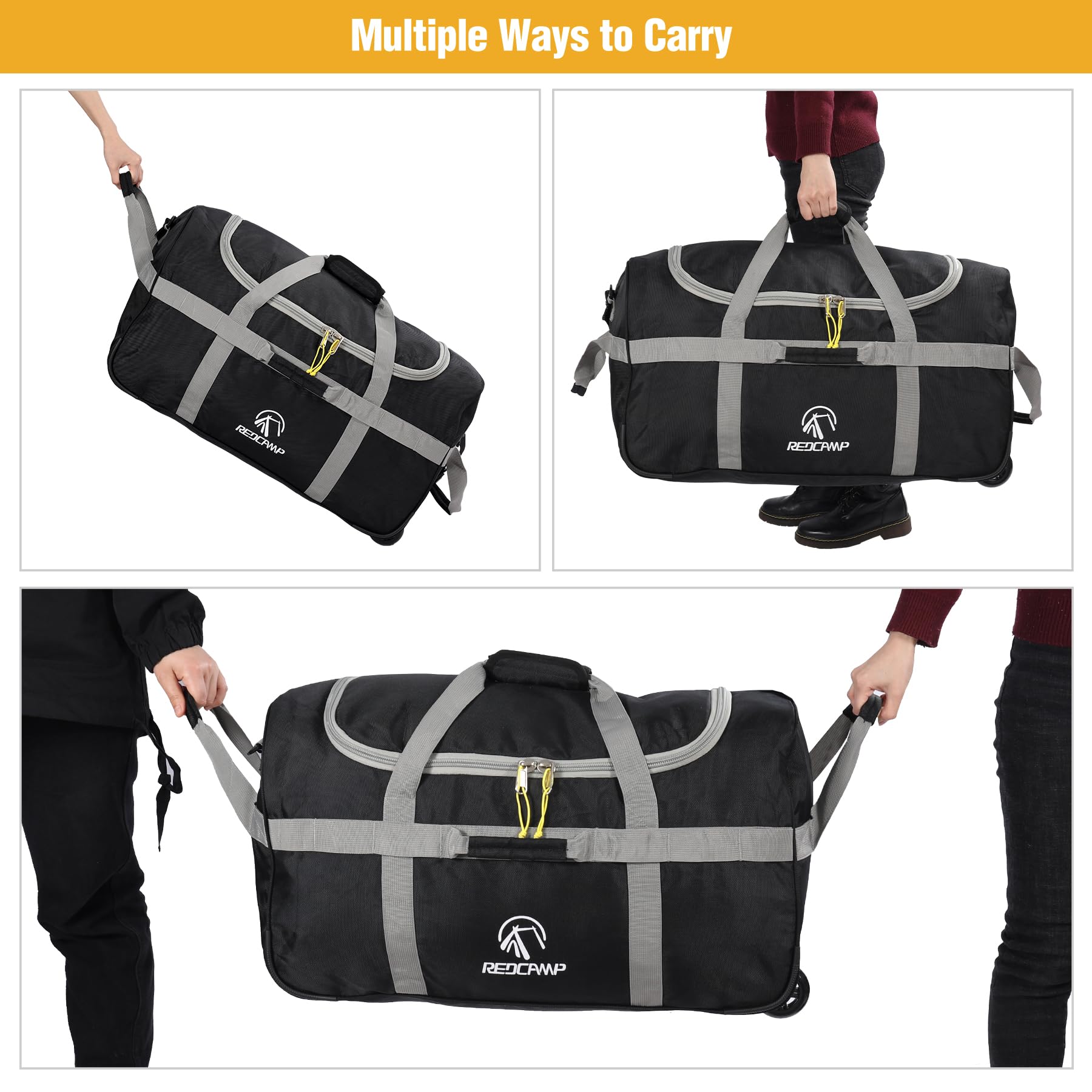 Foldable Wheeled Duffle Bag 85L / 120L