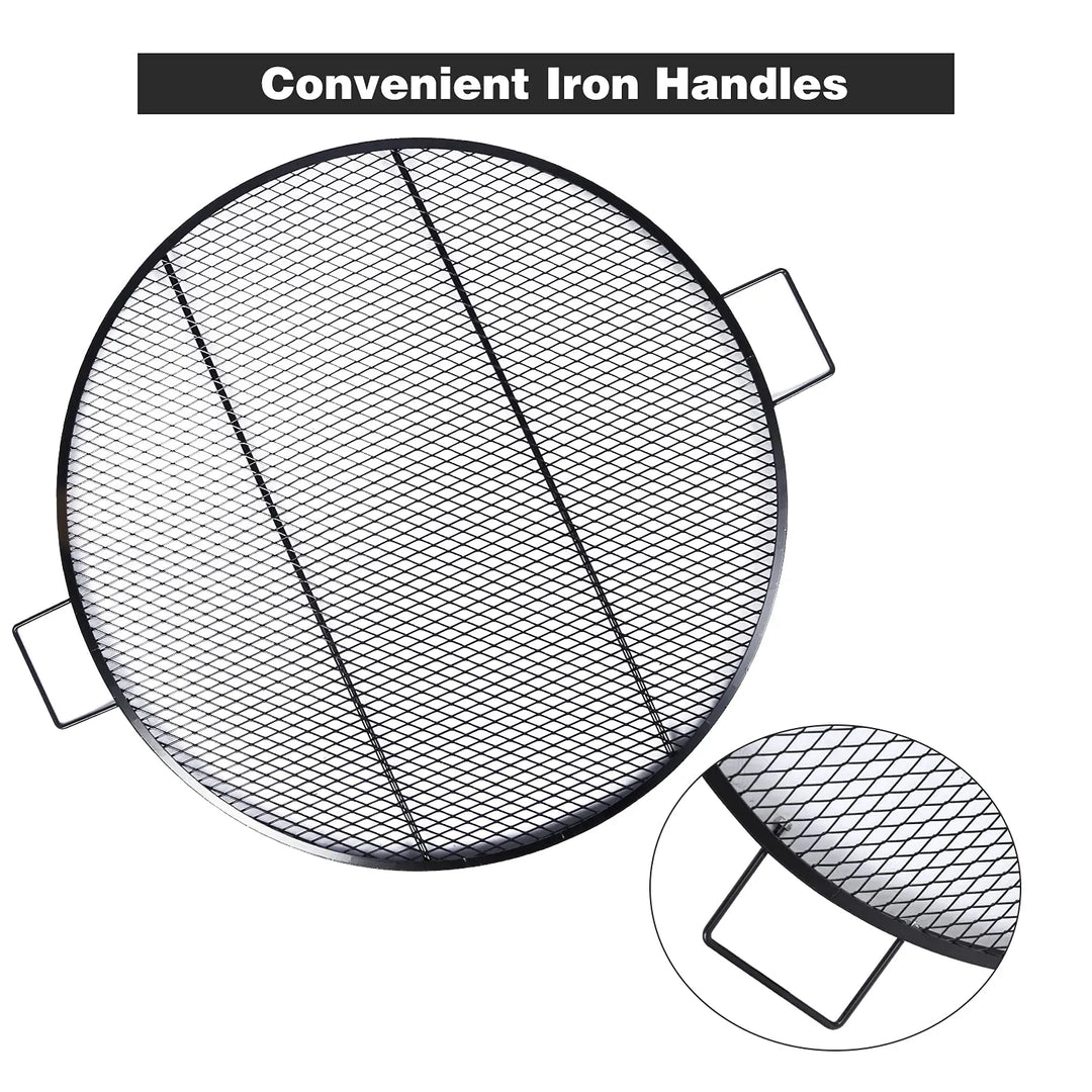 Foldable Fire Pit Grill Cooking Grate with Handle - Redcamp