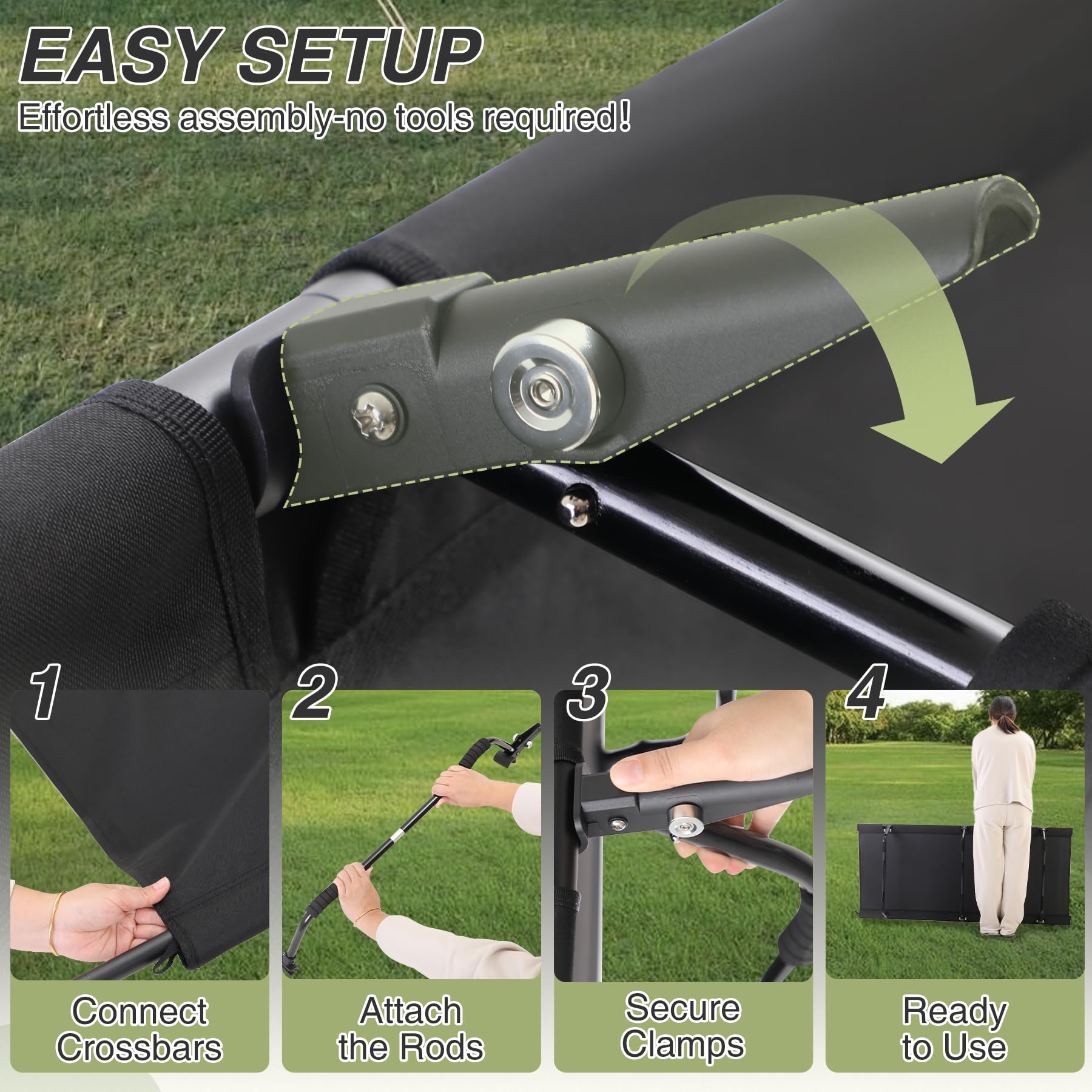 Ultralight Kids Cot,Portable Compact Camping Cot with Storage Bag for Adults, Portable Tent Cot with Side Pockets for Outdoor Travel Hiking Backpacking