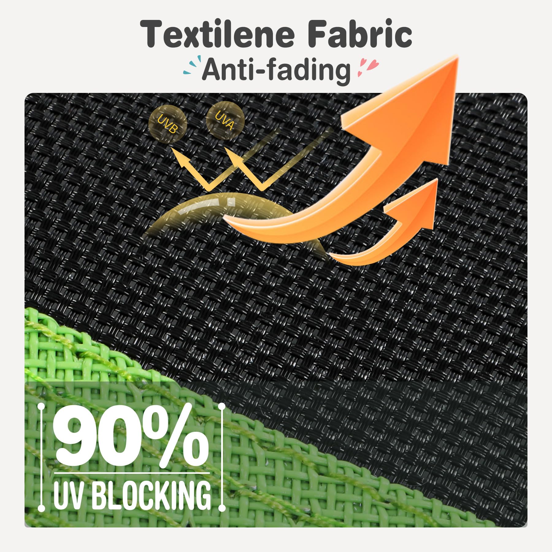 40" Flying Saucer Swing,Large Round Outdoor Swing for Kids, Heavy Duty 500 lbs Capacity,Green