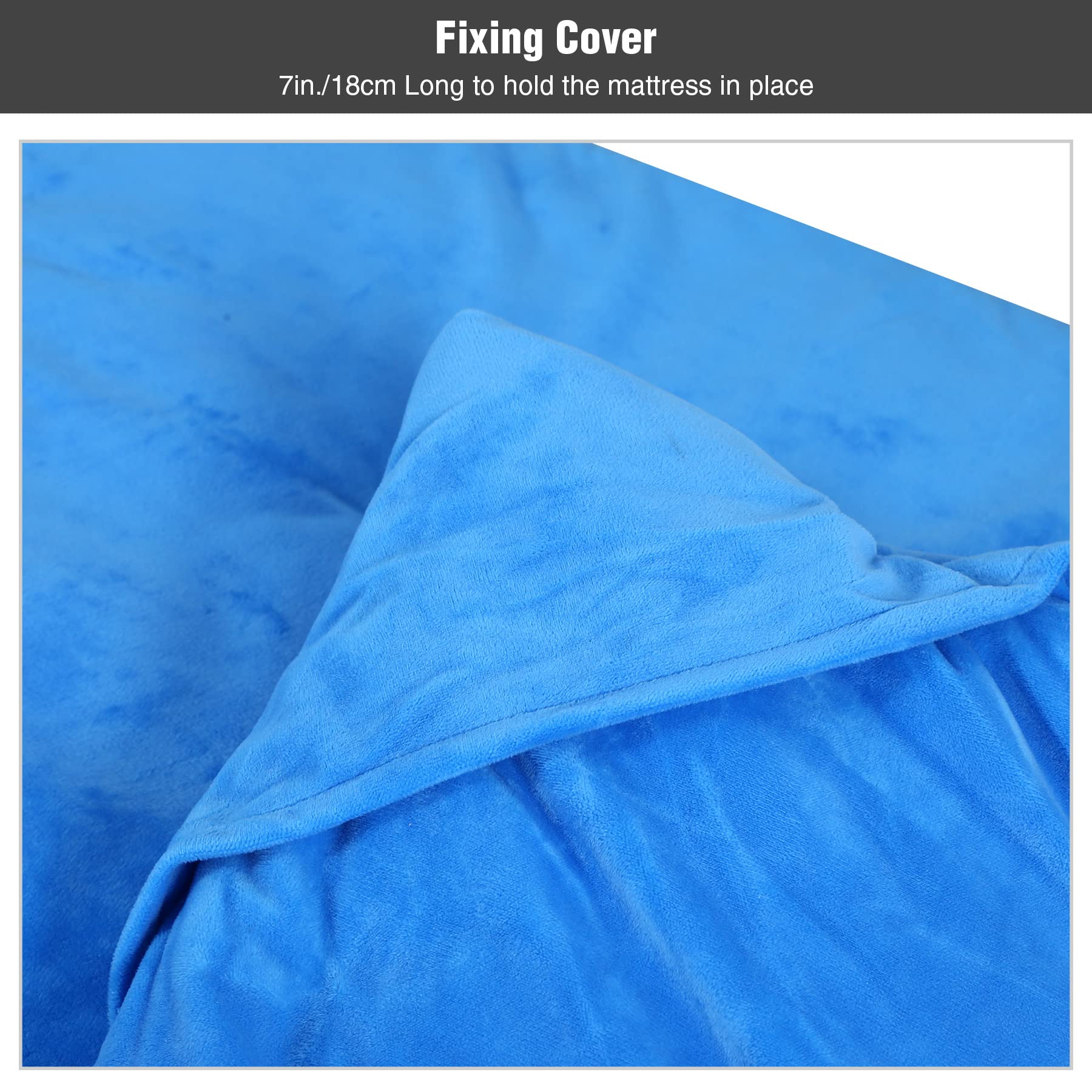 Soft Cotton Sleeping Bag  Blue