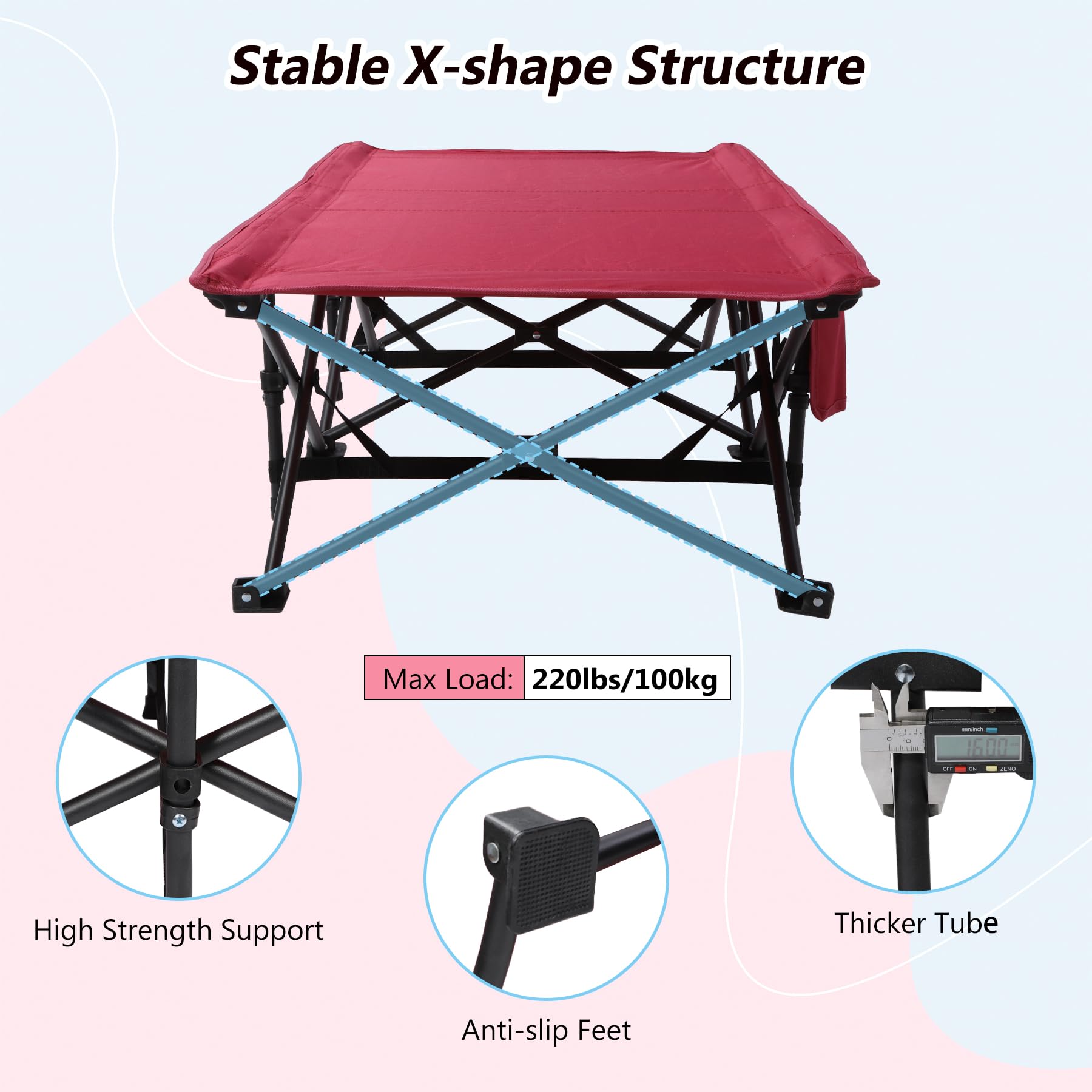 Folding Kids Cot for Sleeping