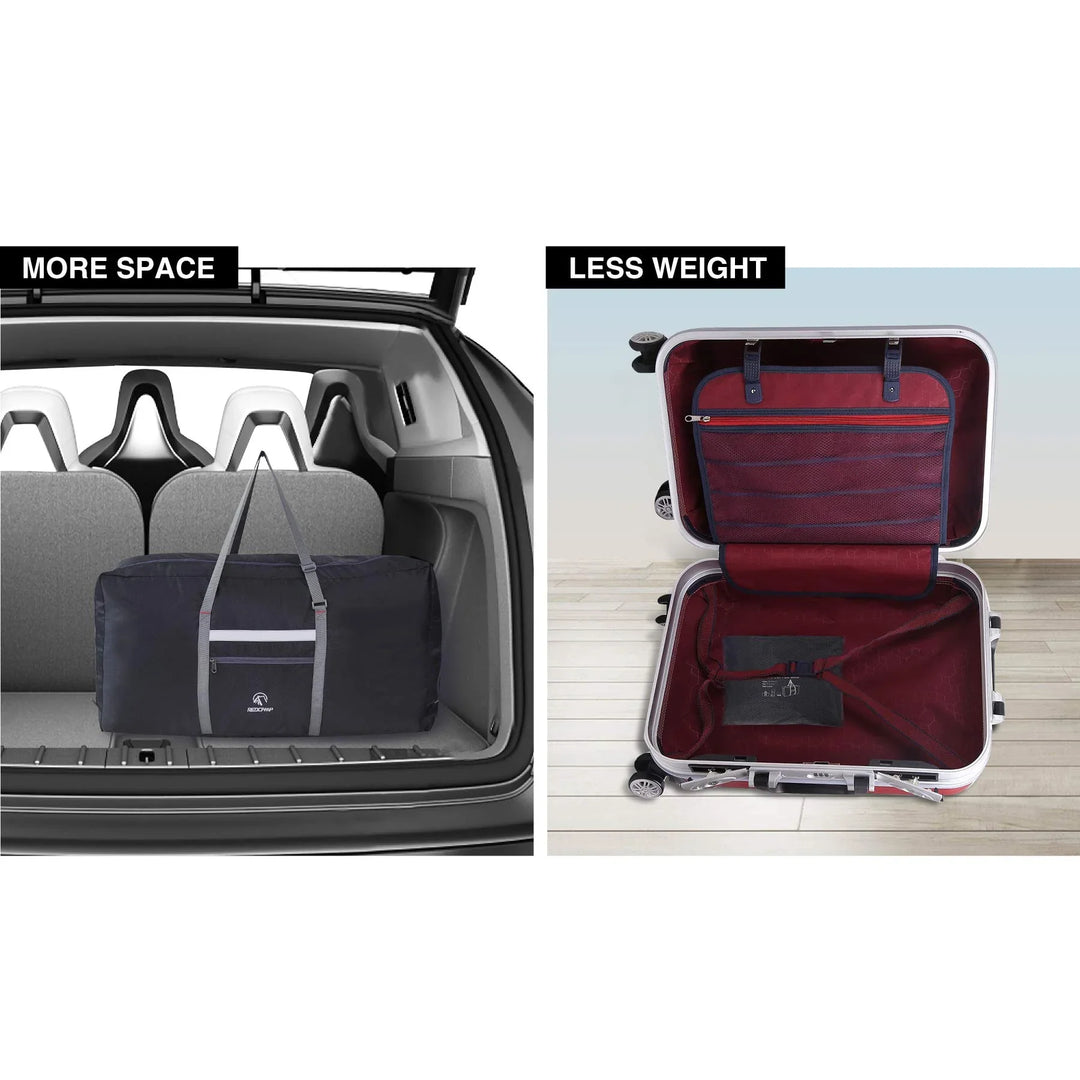 Bolsa de viaje plegable grande de 60/75/96 l/100 l, bolsa deportiva ligera
