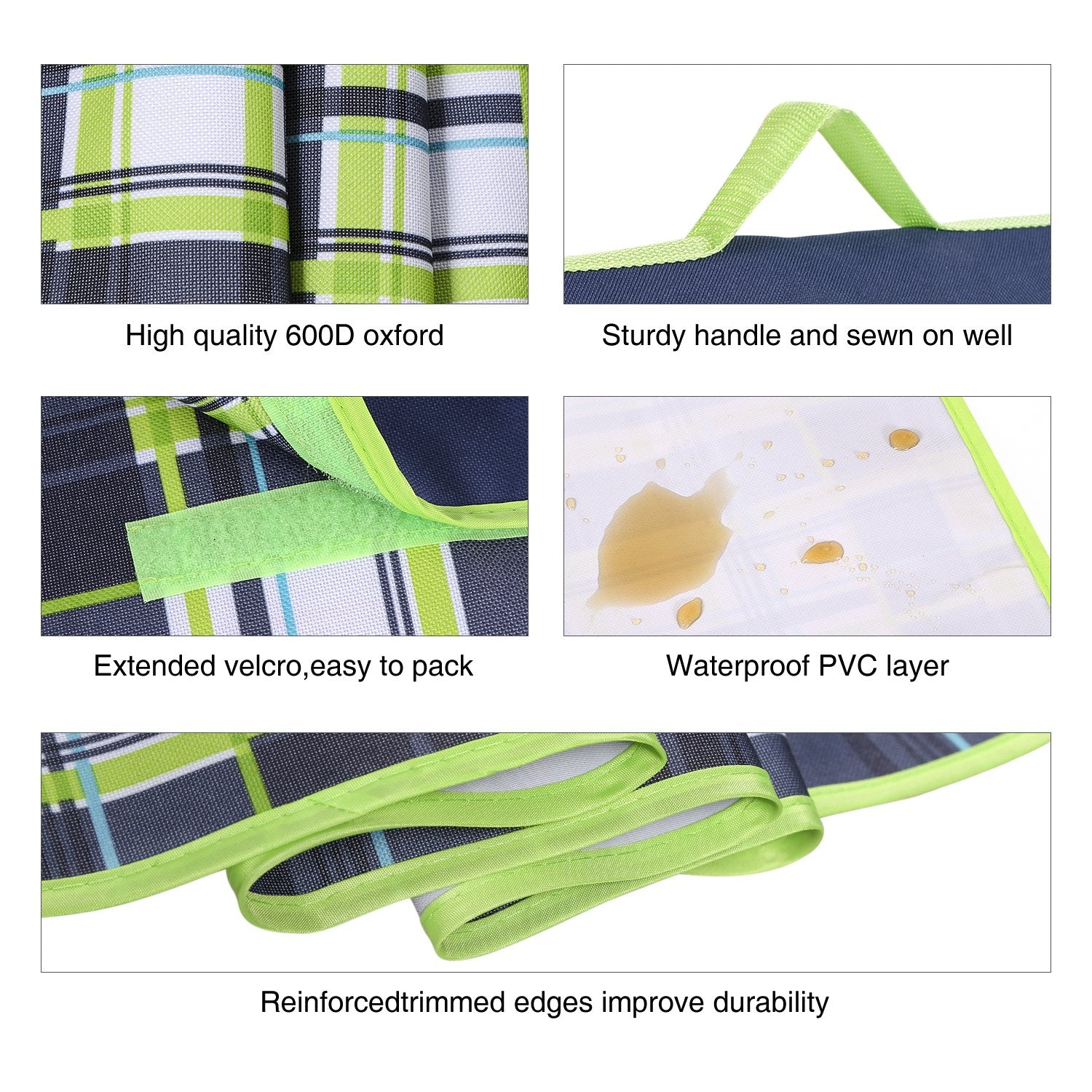 Extra Large Picnic Blanket Waterproof Sandproof