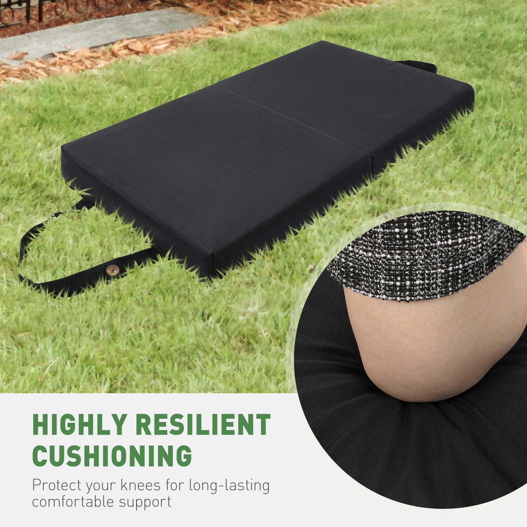 Foldable 4D Air Fiber Kneeling Pad