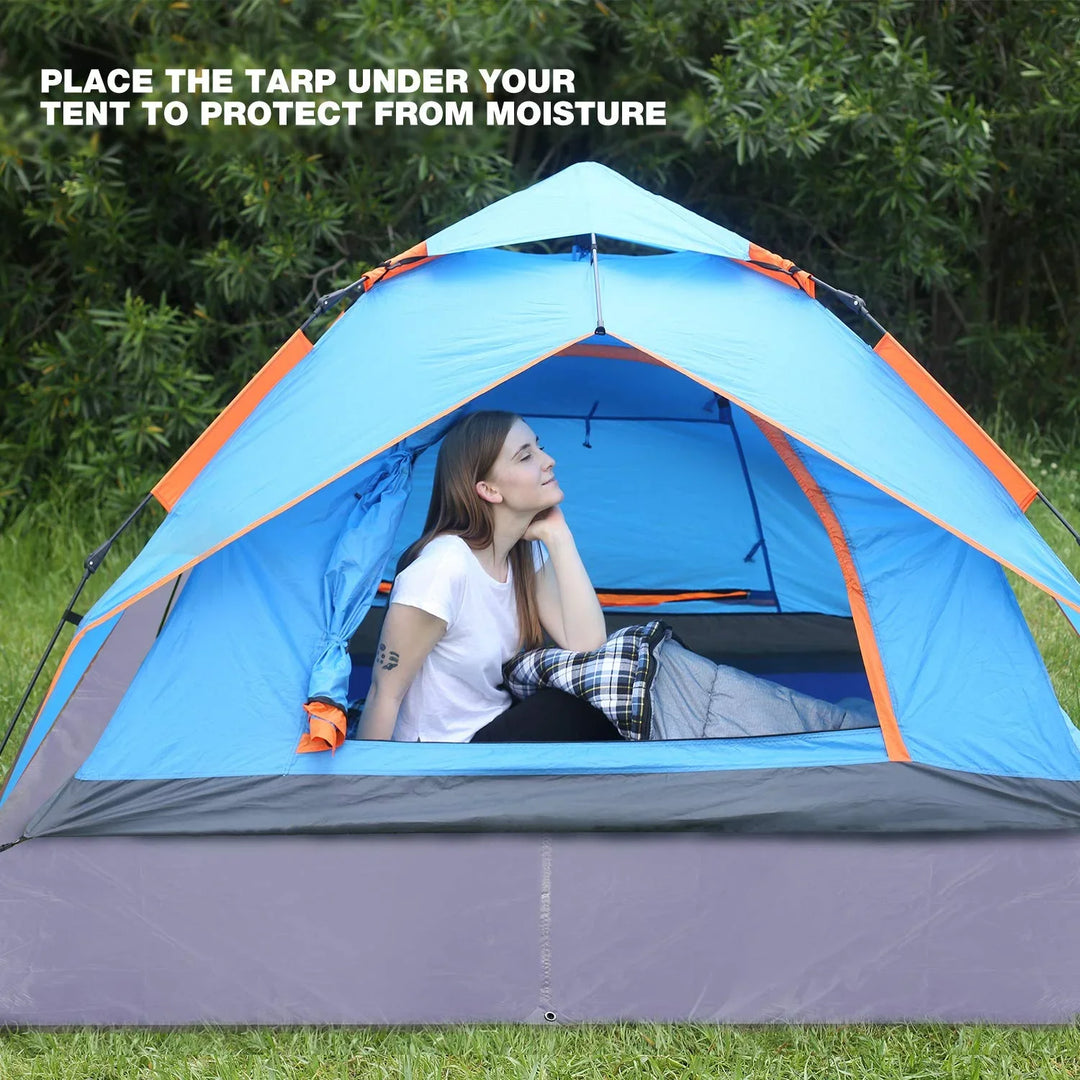 Waterproof Camping Tent Tarp, Multifunctional Tent Footprint