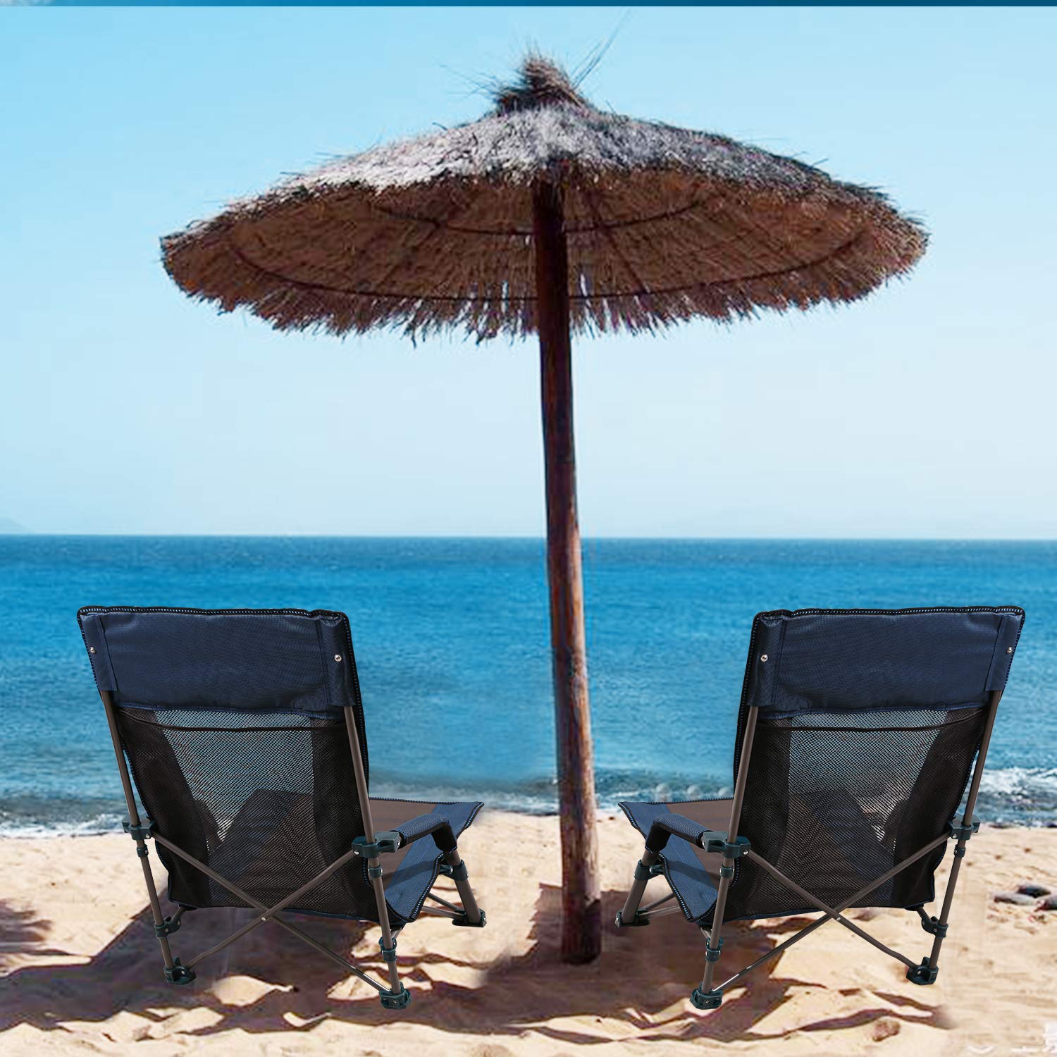 High Back Low Profile Beach Chair