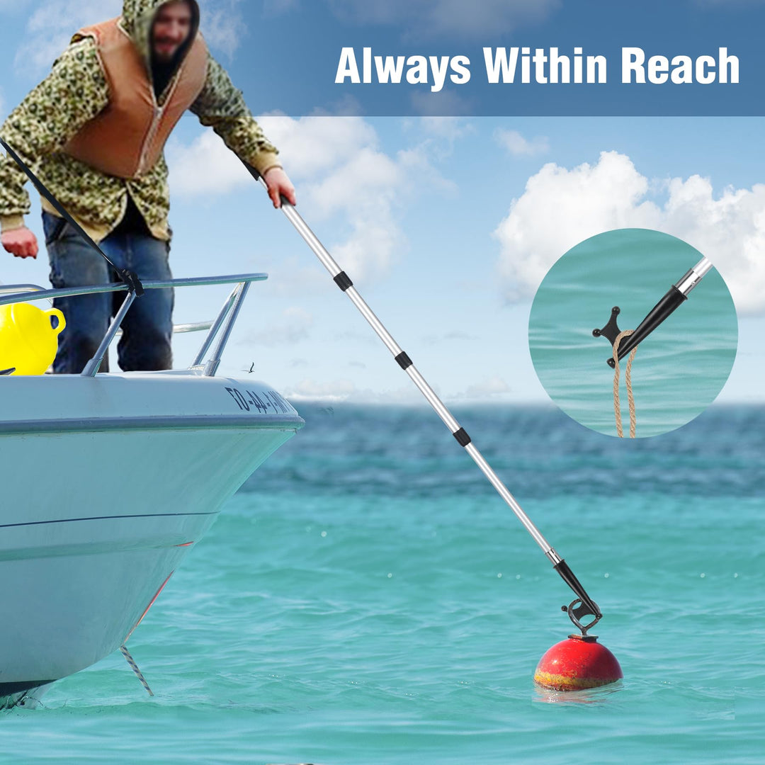 Telescoping Boat Hook 12 ft