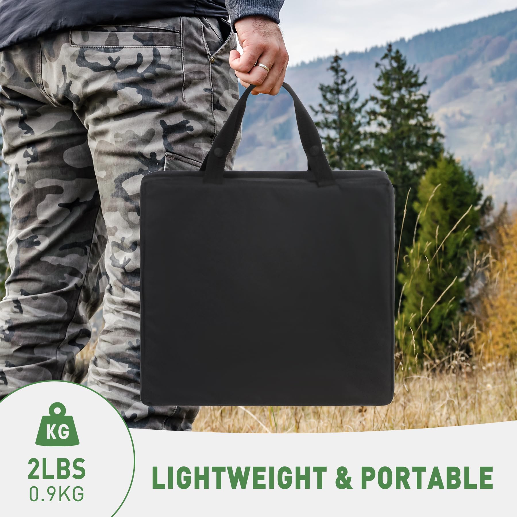 Foldable 4D Air Fiber Kneeling Pad