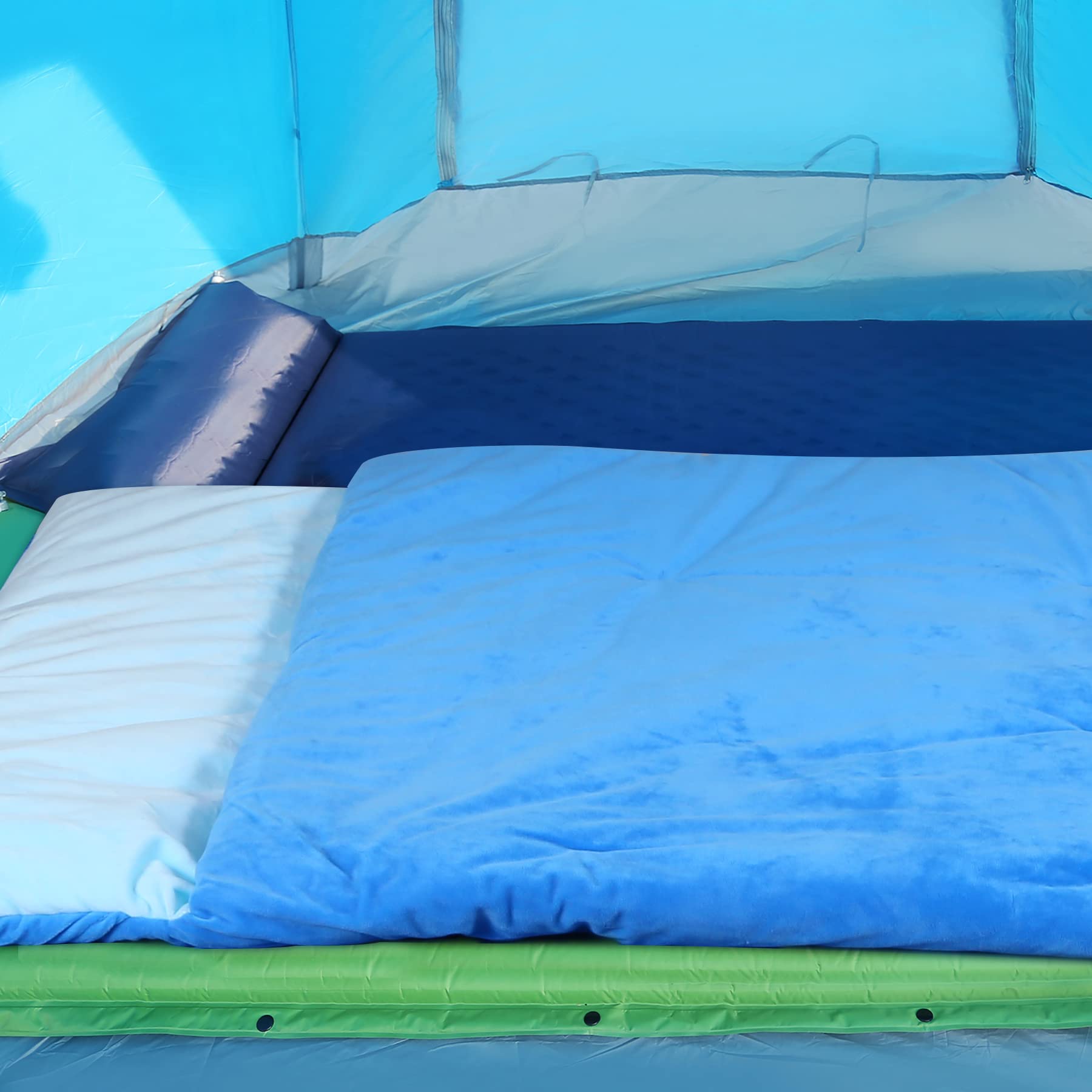 Soft Cotton Sleeping Bag  Blue