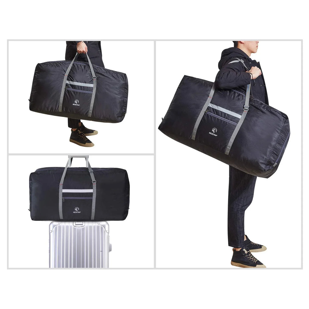 Bolsa de viaje plegable grande de 60/75/96 l/100 l, bolsa deportiva ligera