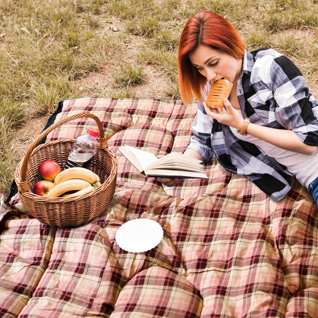 REDCAMP Cotton Flannel Sleeping Bag for Adults Cold Weather, Envelope Camping Backpacking Sleeping Bags with 2lbs Filling