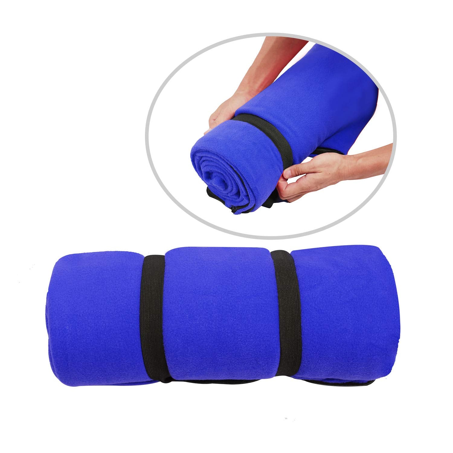 Warm Fleece Sleeping Bag Liner for Camping