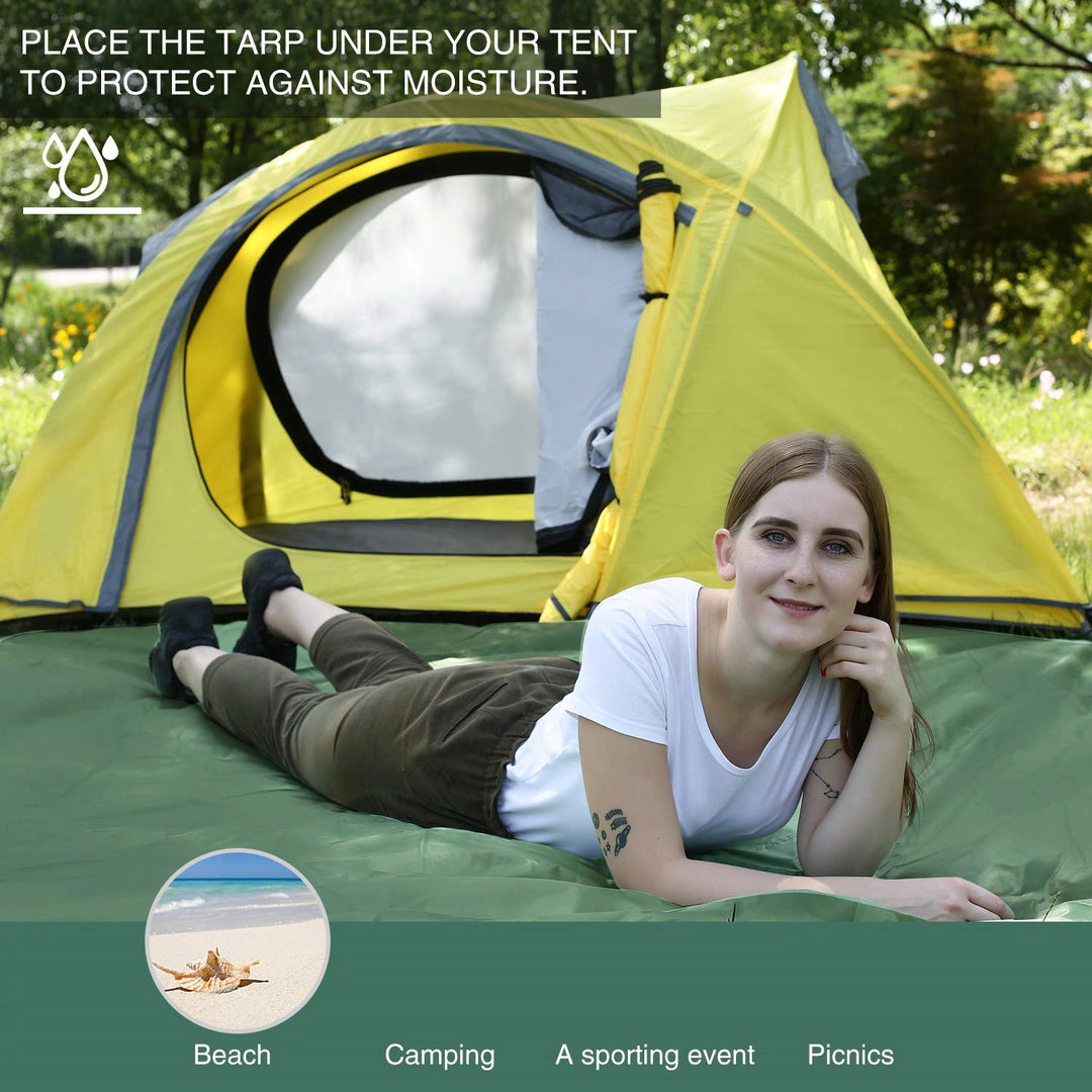 Waterproof Camping Tent Tarp, Multifunctional Tent Footprint