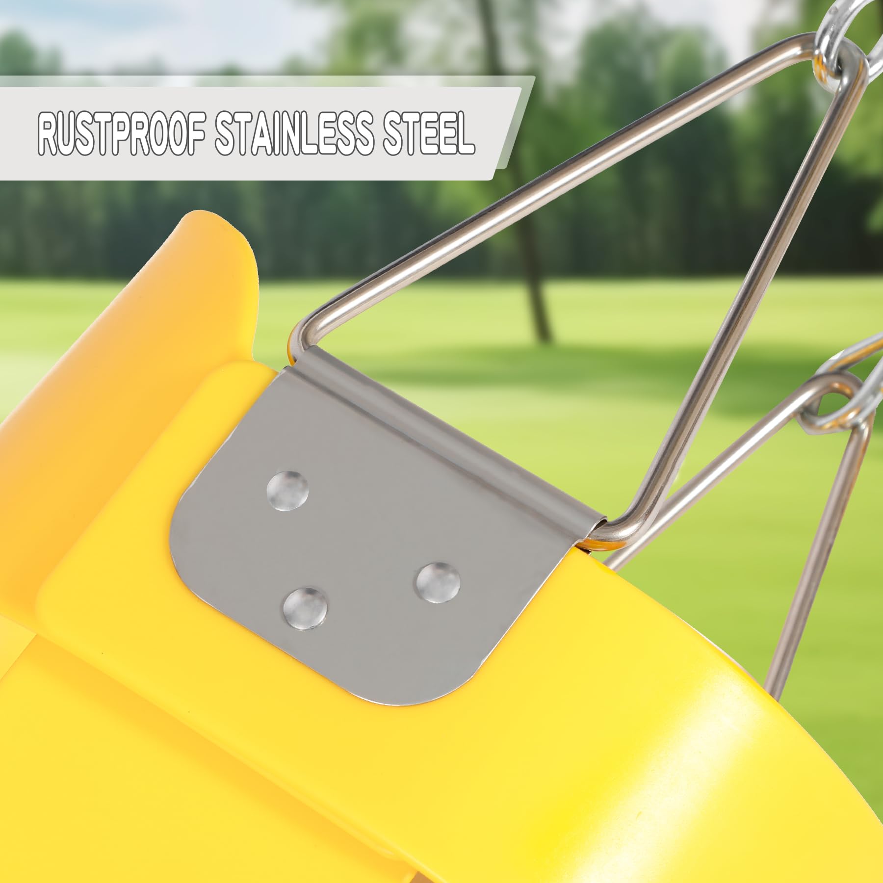 High Back Toddler Bucket Swing Seat with Coated Chains