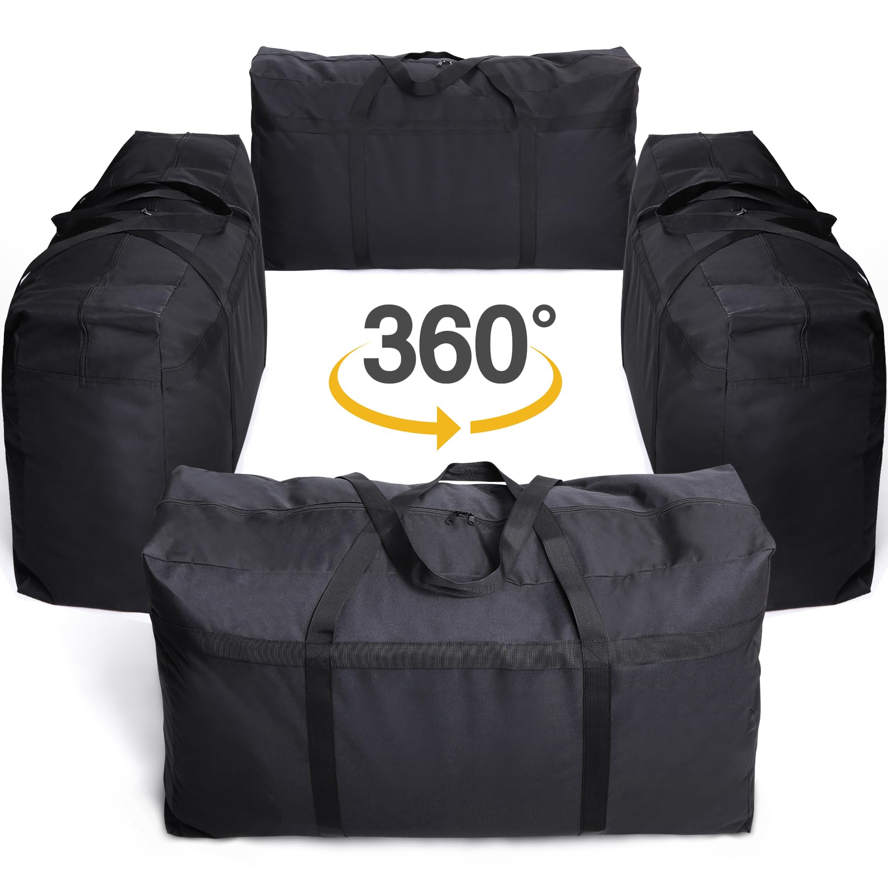 REDCAMP large rolling duffle bag bag sizes shown together