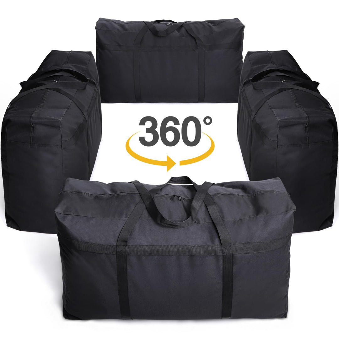 REDCAMP large rolling duffle bag bag sizes shown together