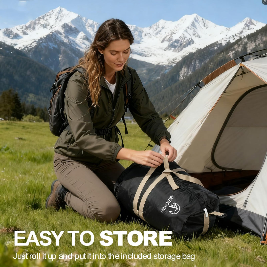 REDCAMP Backpacking Sleeping Bag with Graphene Lining for Adults Cold Weather,Lightweight Water-Resistant Warm Compact for Camping Backpacking Hiking