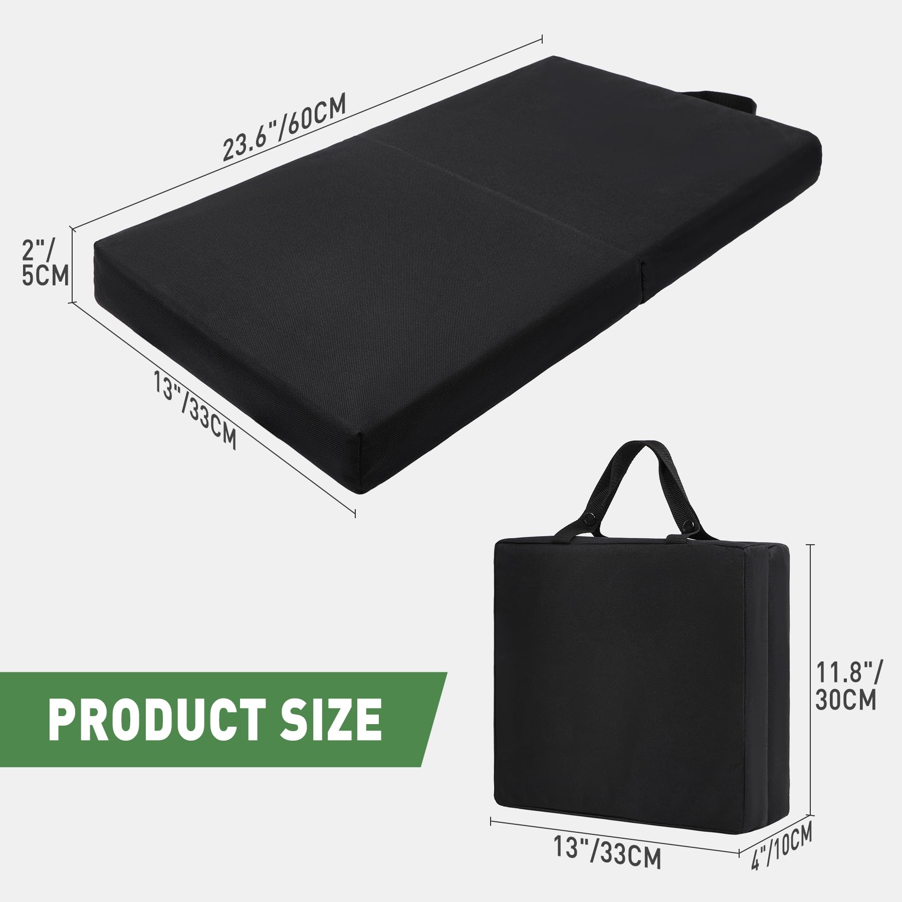 Foldable 4D Air Fiber Kneeling Pad
