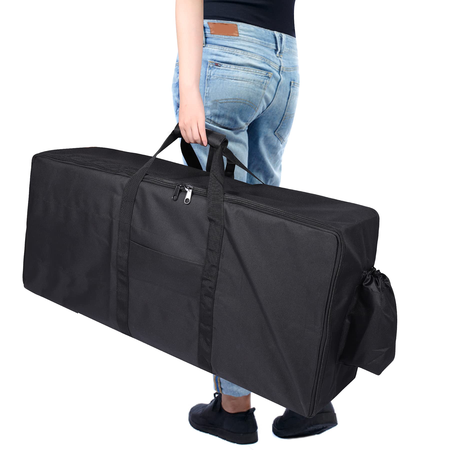 Camp Stove Carry Bag for 3 Burner Stove, Large Case for Three Burner Gas Grill Accessories, 40.5" L x 10" W x 17" H