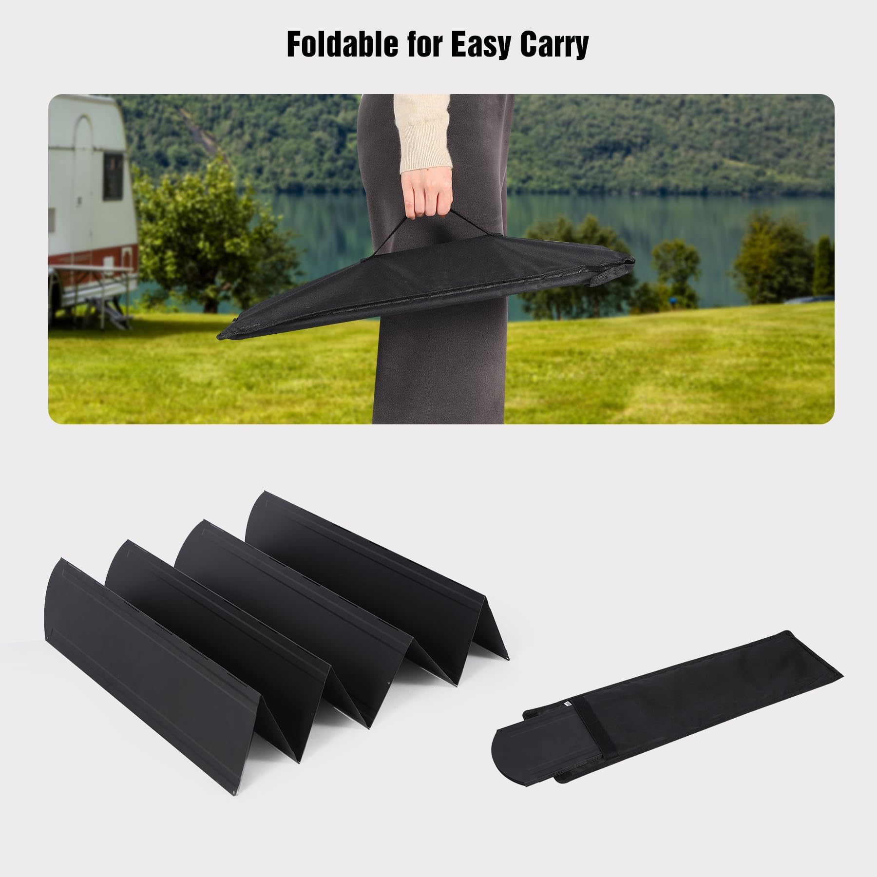 Extra Tall 8-Plate Stove Windscreen