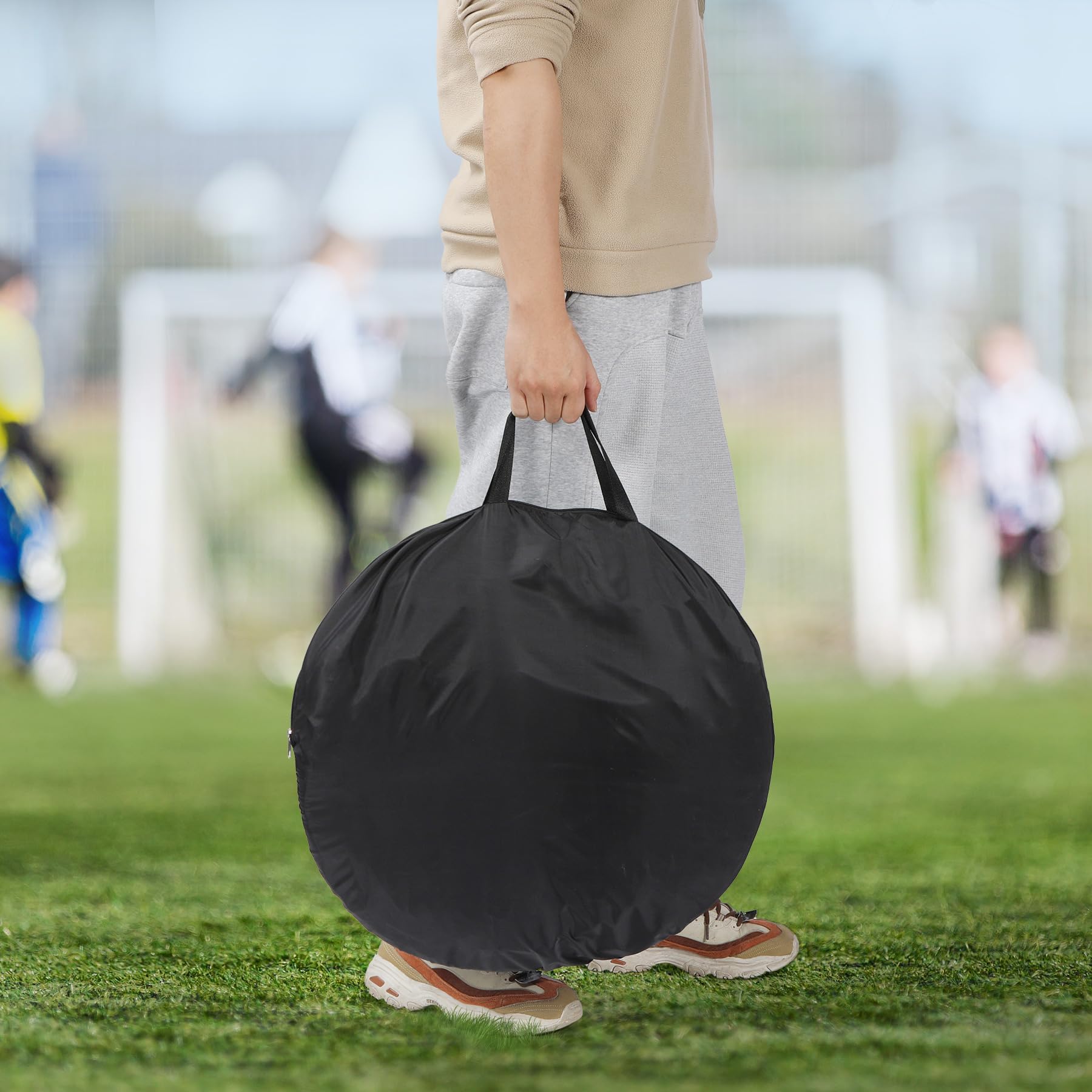 Sports Tent Pop Up Shelter, 1 Person All Weather Tents for Outside Sports, Waterproof Windproof Rain Pod, Instant Setup Clear Pop Up Shelter for Soccer, Baseball, Fishing