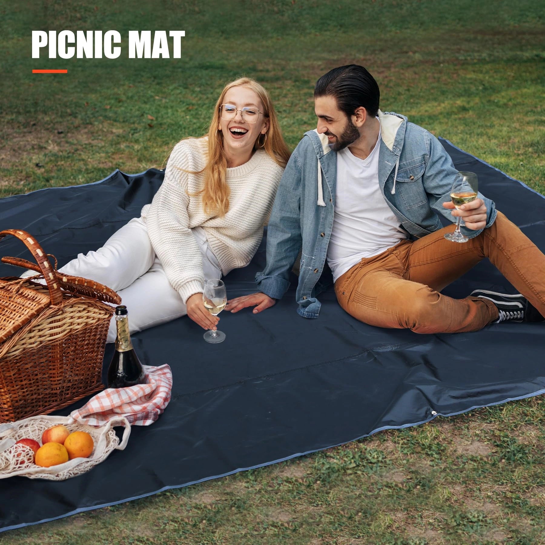 Ultralight Tent Footprint for 1-2 Person Tent, Multifunctional Waterproof Camping Tarp for Outdoor Hiking, Lightweight and Compact, 87"x55"