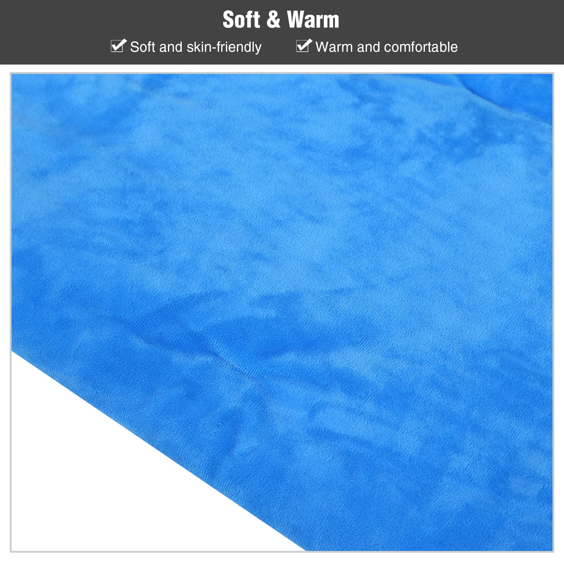 Soft Cotton Sleeping Bag  Blue