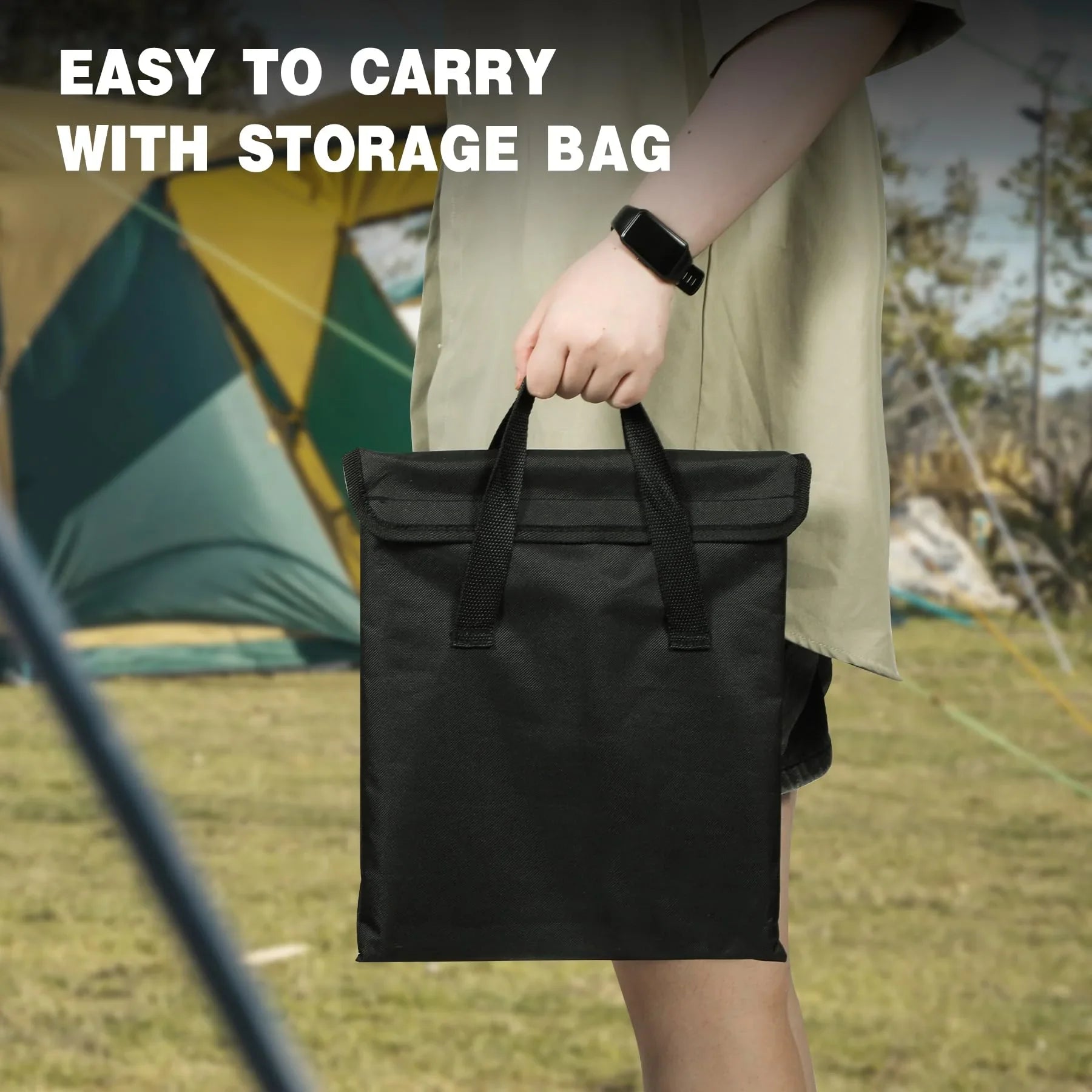 12" Portable Open Fire Campfire Grill