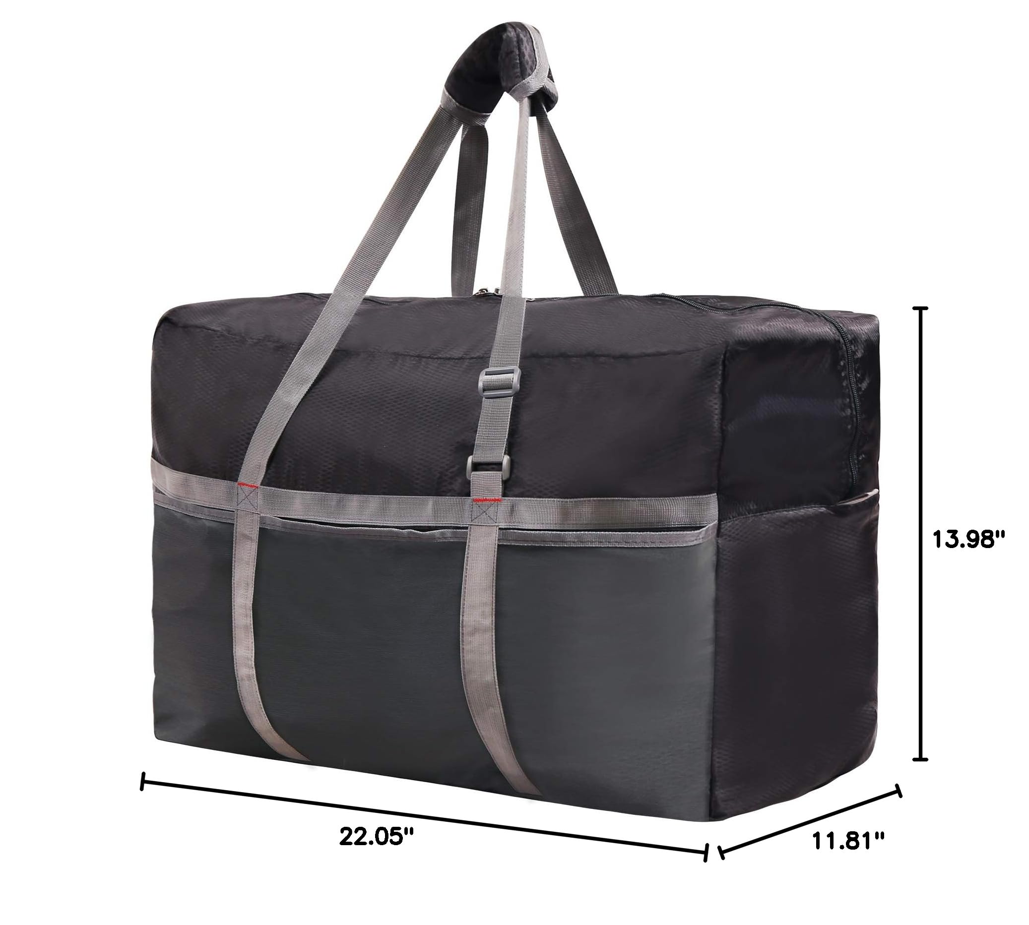 60/75/96L/100L Large Foldable Travel Bag Lightweight Sports Bag