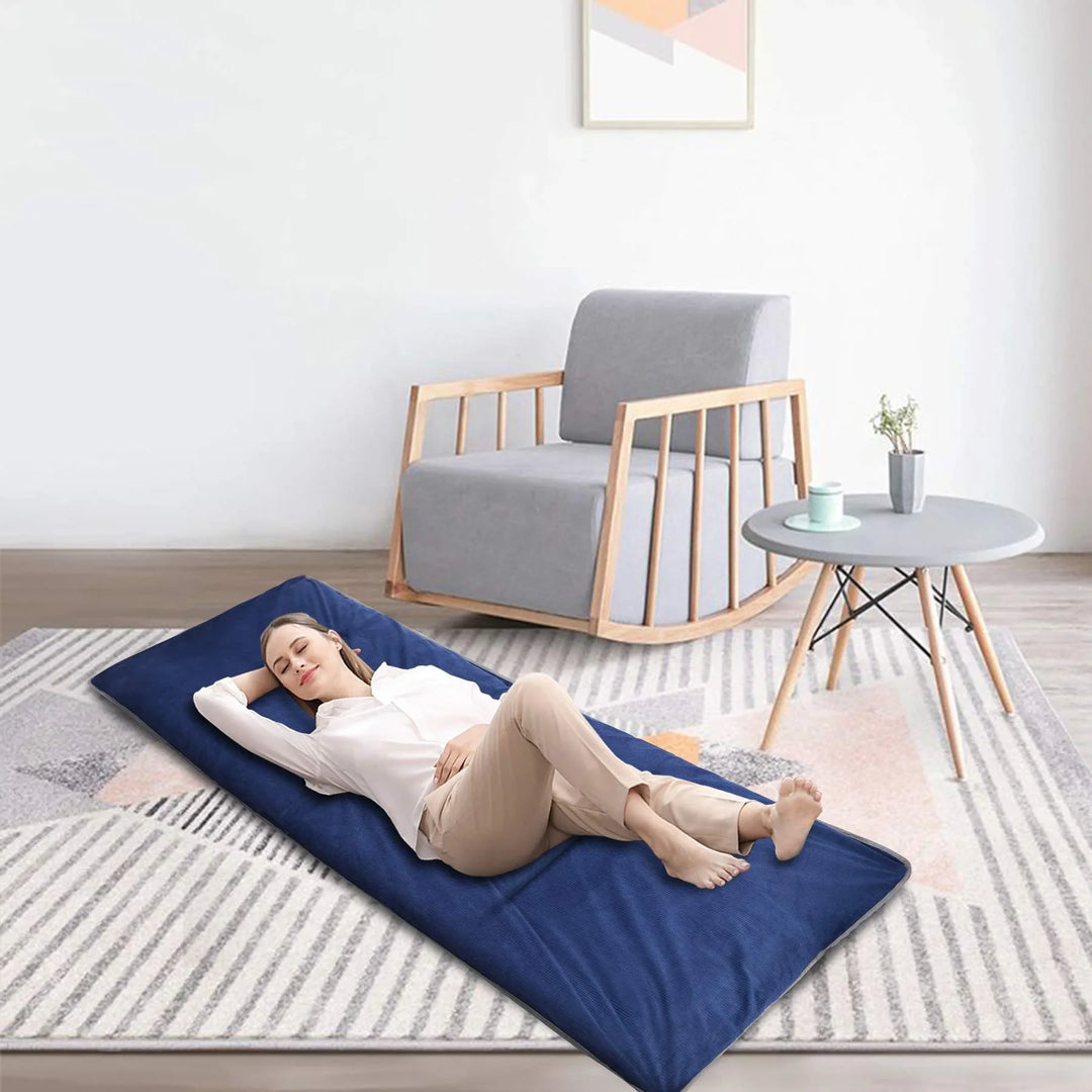 High-Density Cotton Camping Cot Mattress Pad