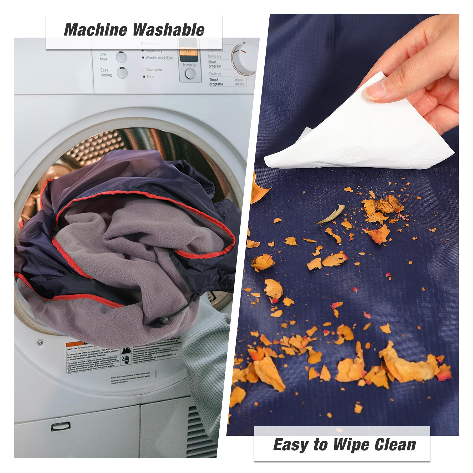 Manta impermeable para exteriores con forro polar cálido 