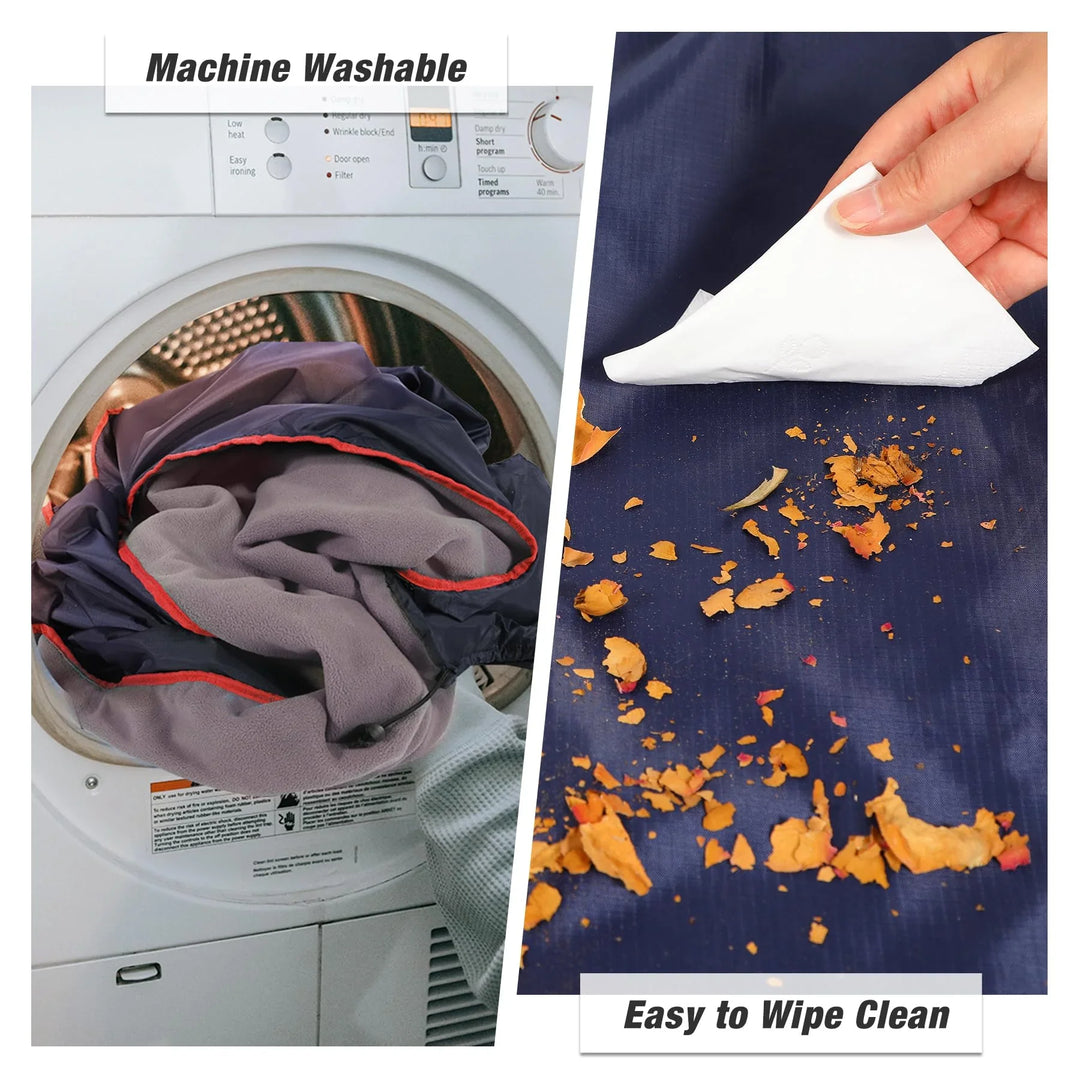 Outdoor Waterproof Blanket with Warm Fleece