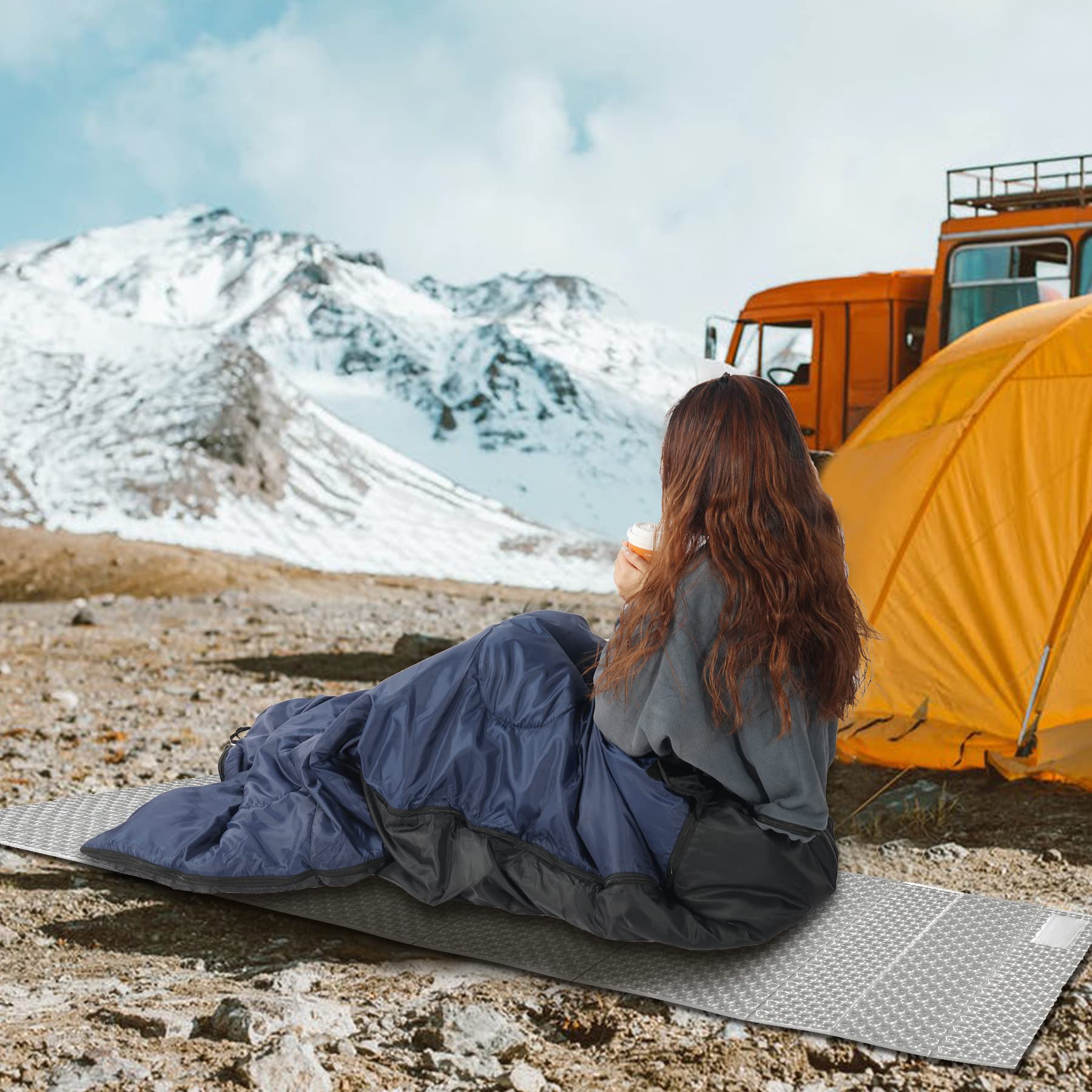 Cotton Flannel Envelope Sleeping Bag 41°F