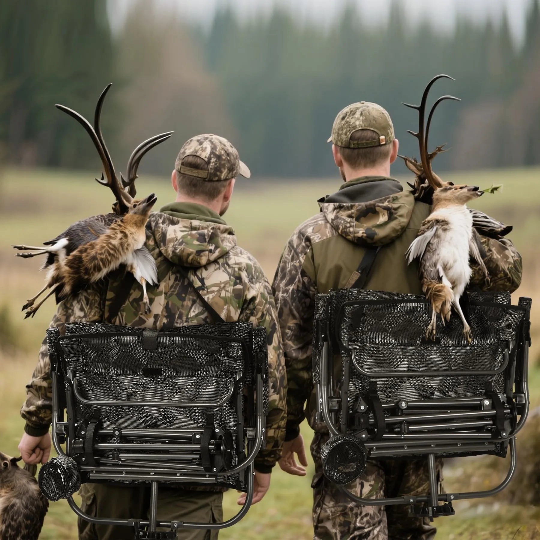 Silla de caza giratoria de 360 ​​grados REDCAMP para persianas