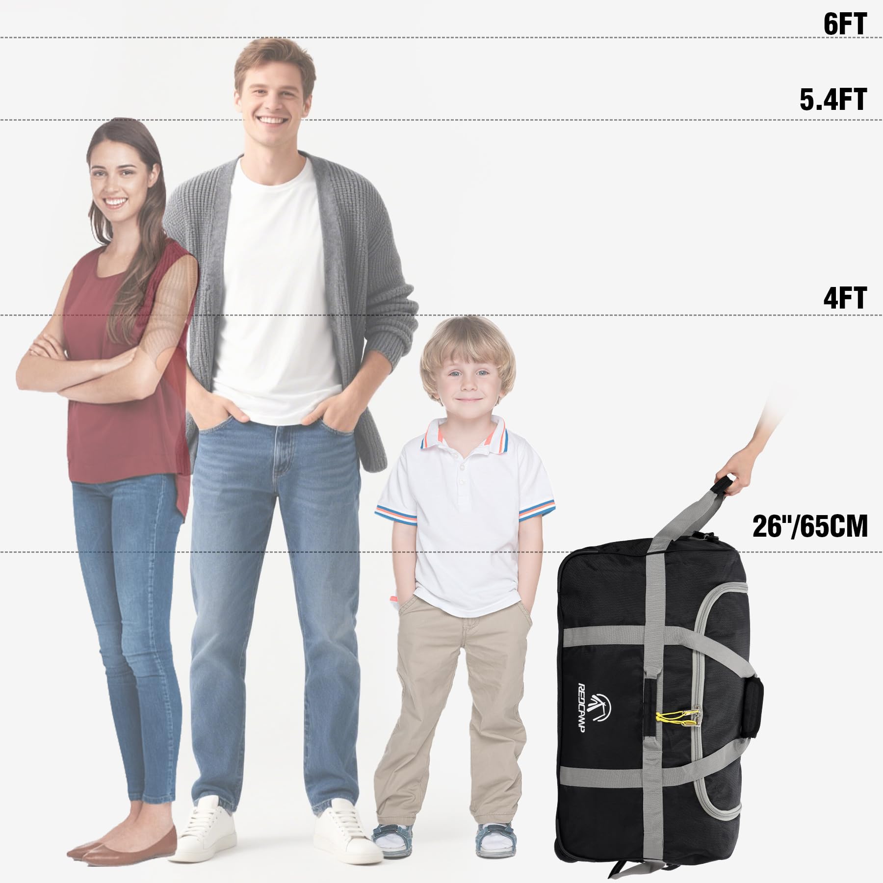 Foldable Wheeled Duffle Bag 85L / 120L