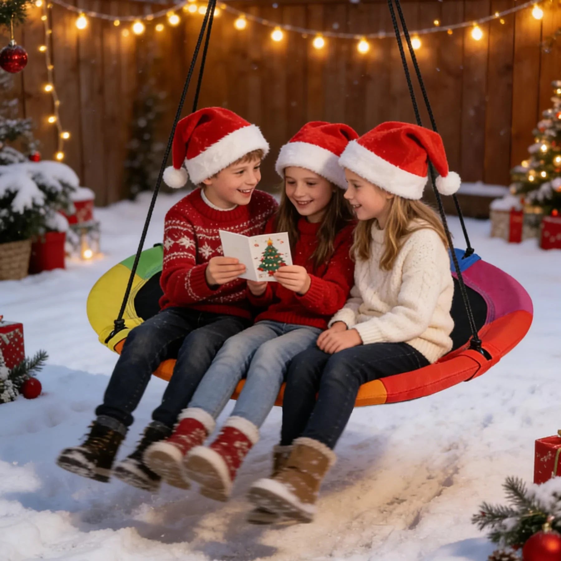 Heavy-Duty Flying Saucer Tree Swing