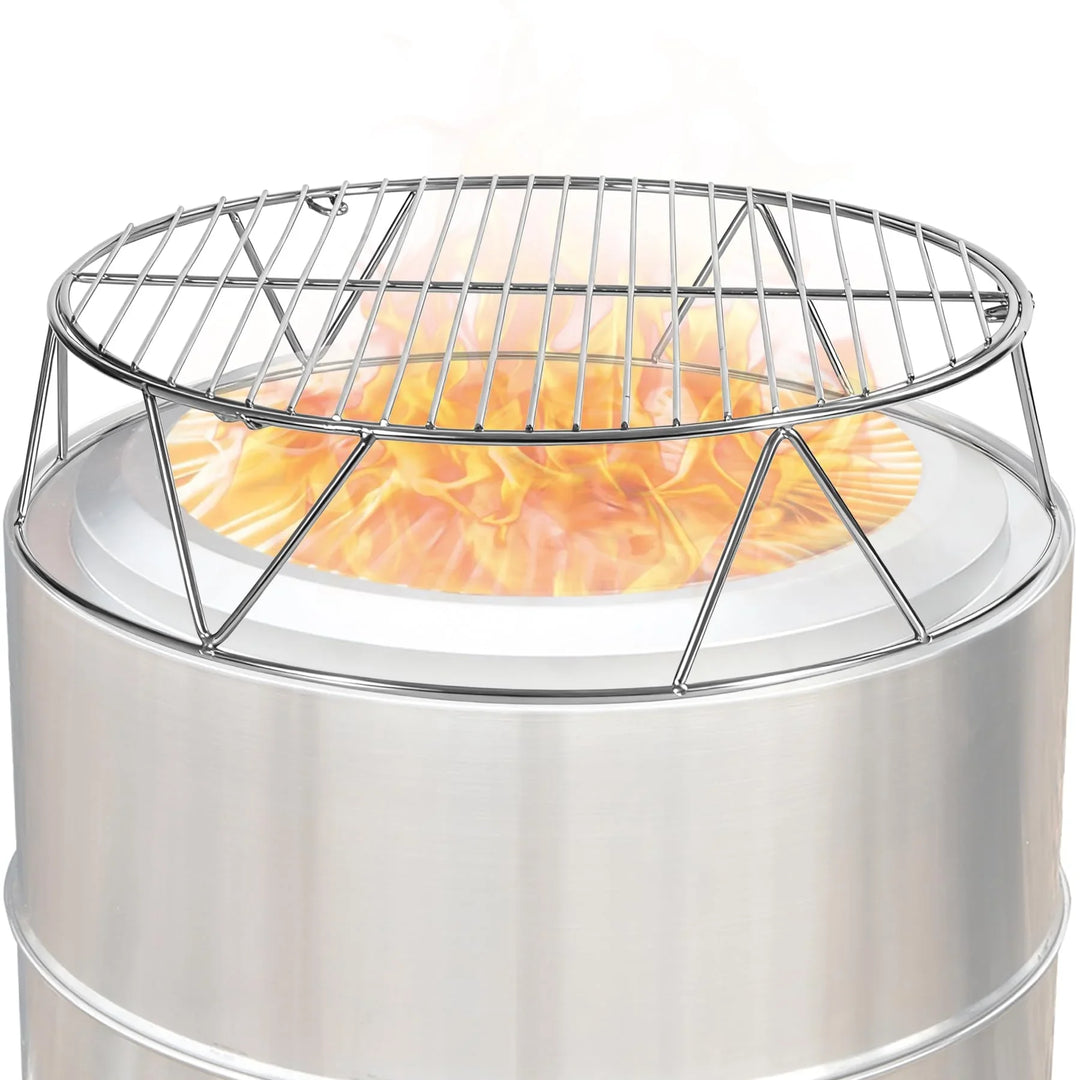 Stainless Steel Fire Pit Accessory Kit