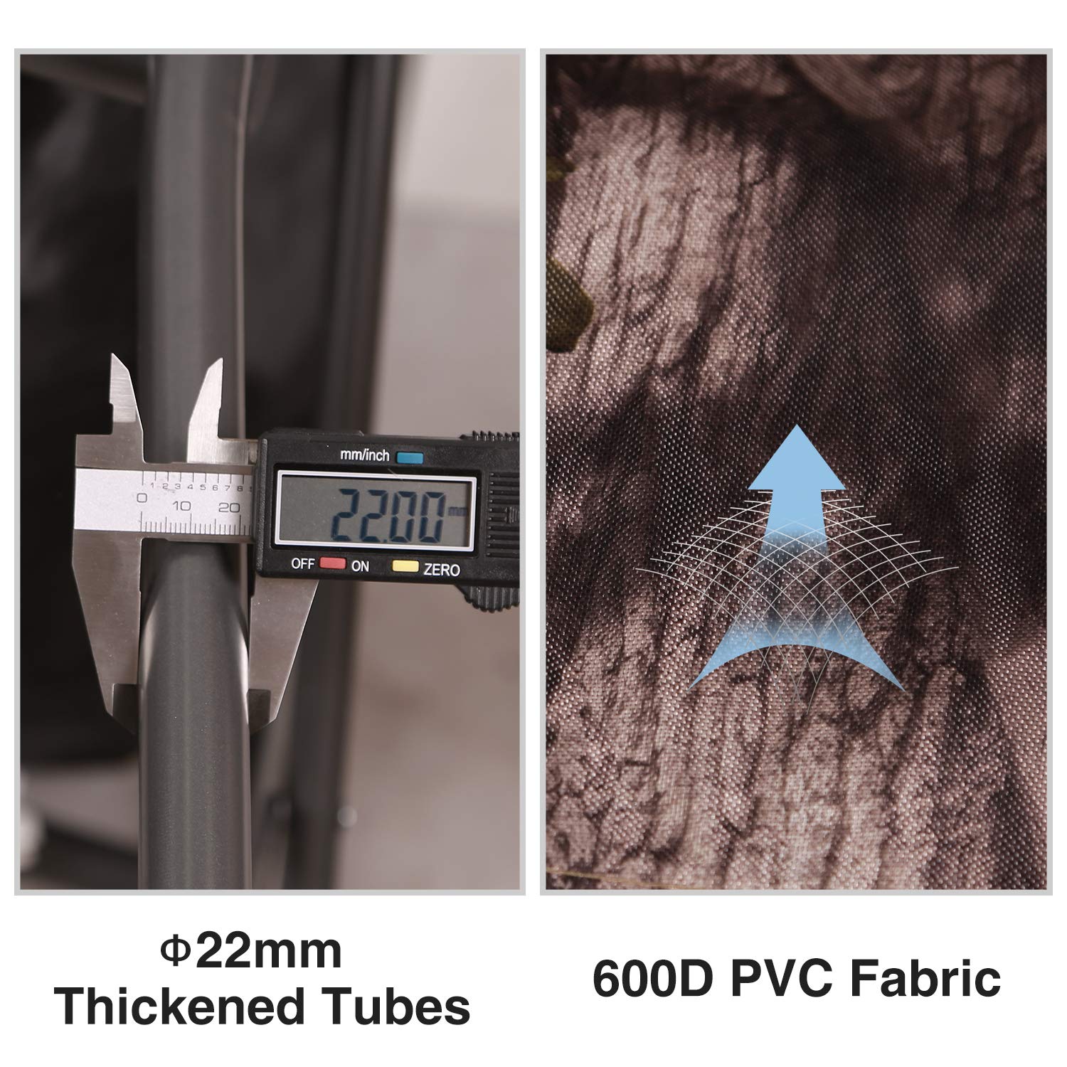 Oversized Hunting Chairs for Blinds with Thickened Cotton