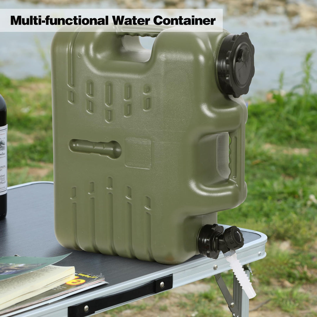 4 Gallon  / 18.5L Portable Water Container with Spigot