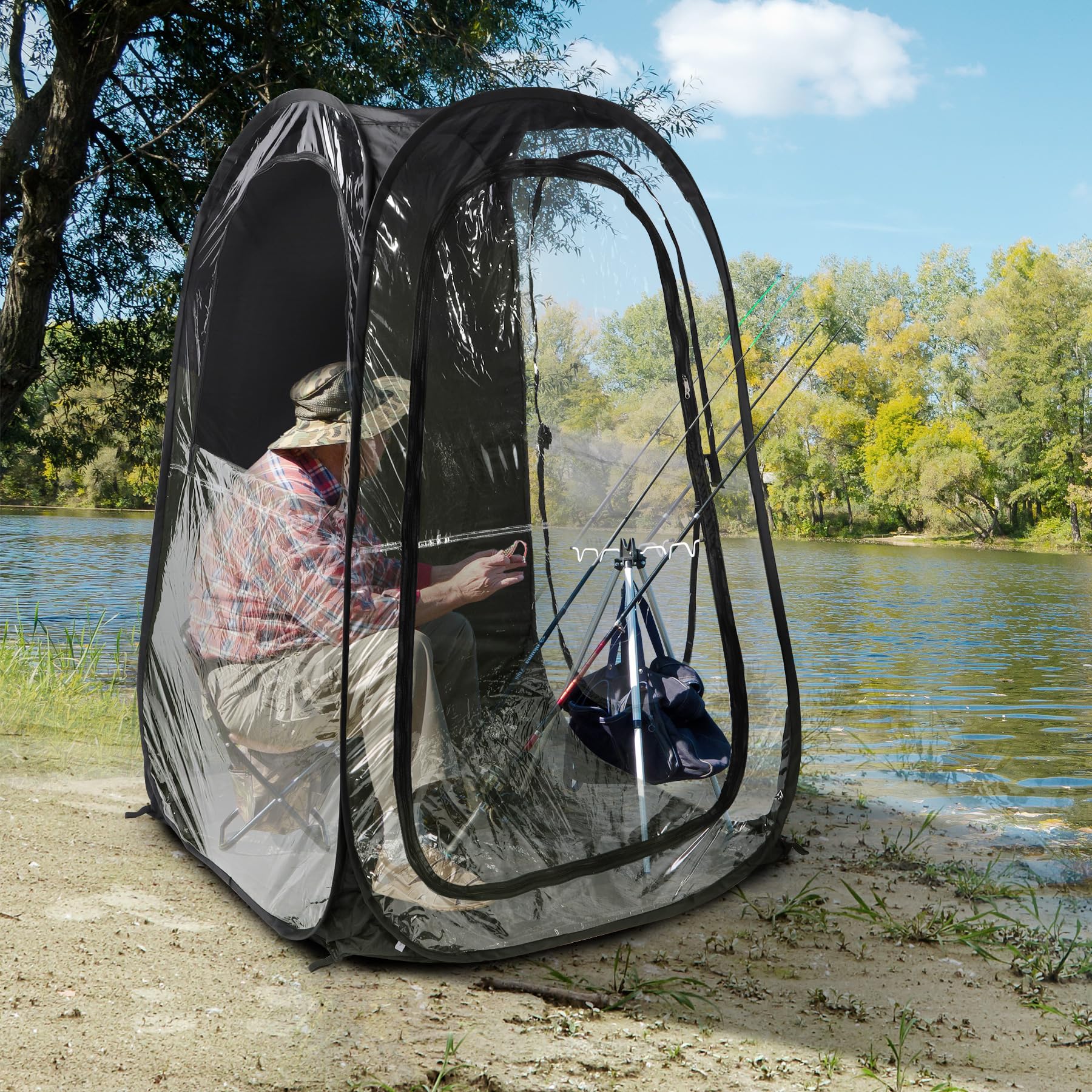 1-Person Pop Up Sports Tent