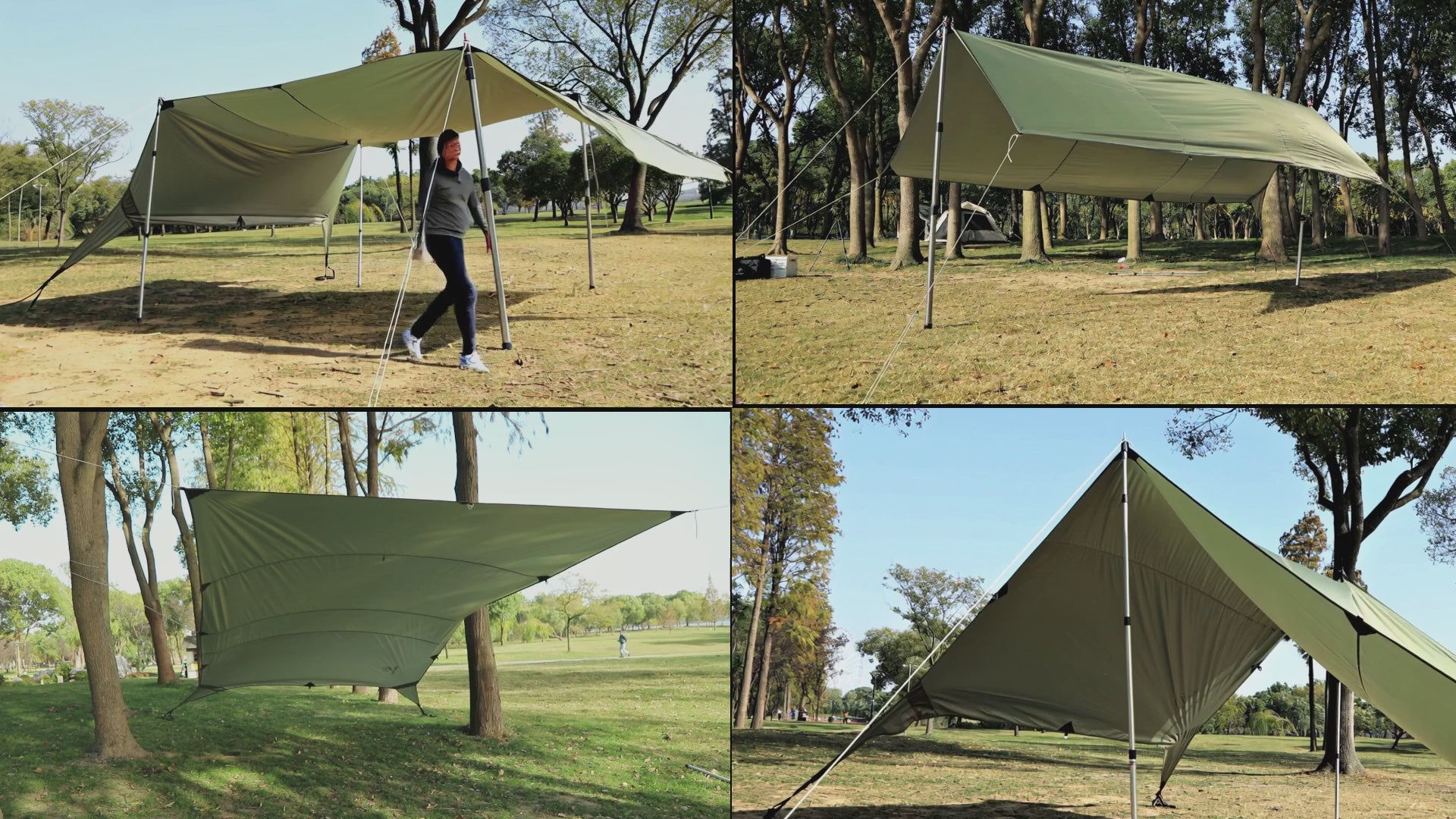 10x17ft Waterproof Camping Tarp