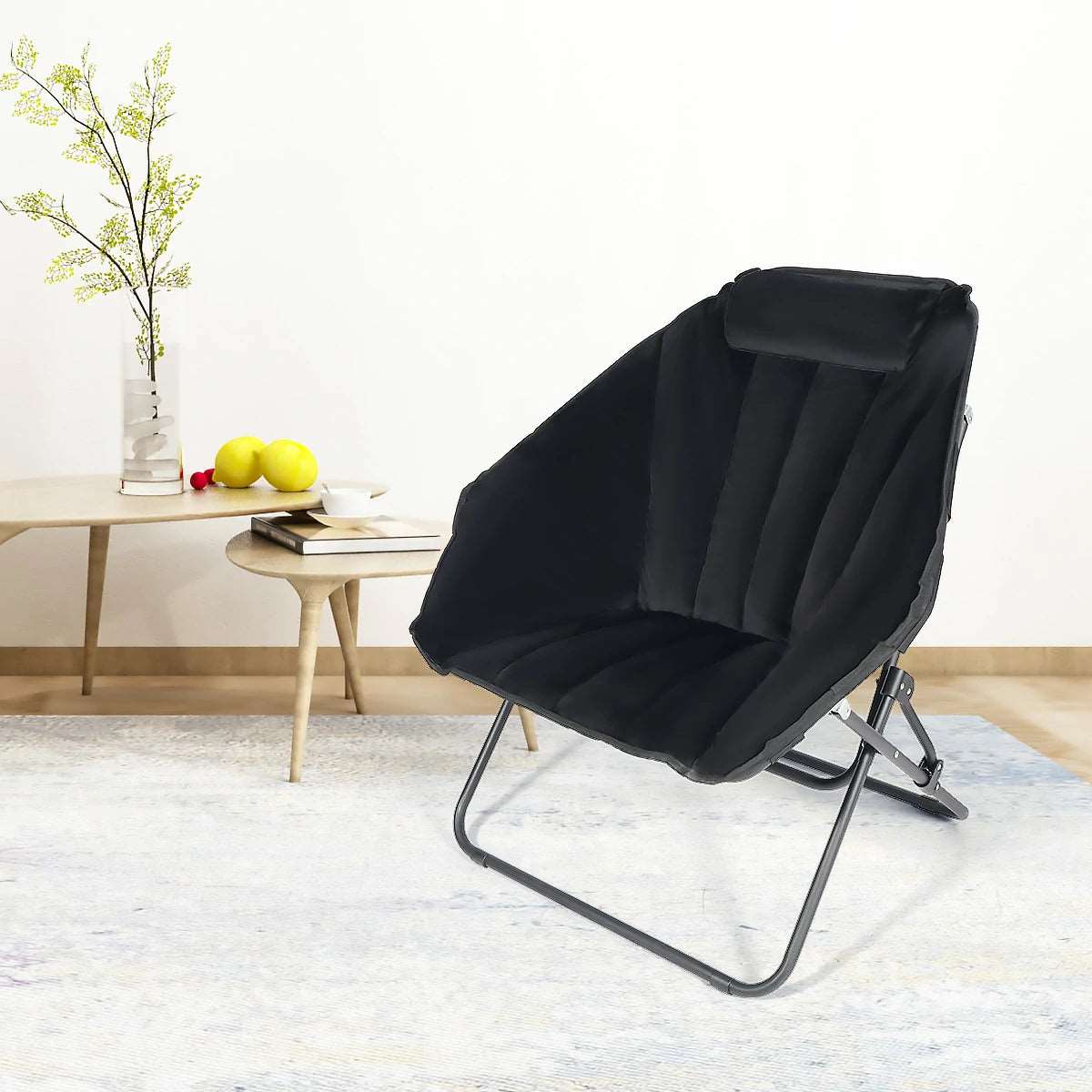 Oversized Folding Saucer Chairs for Adults