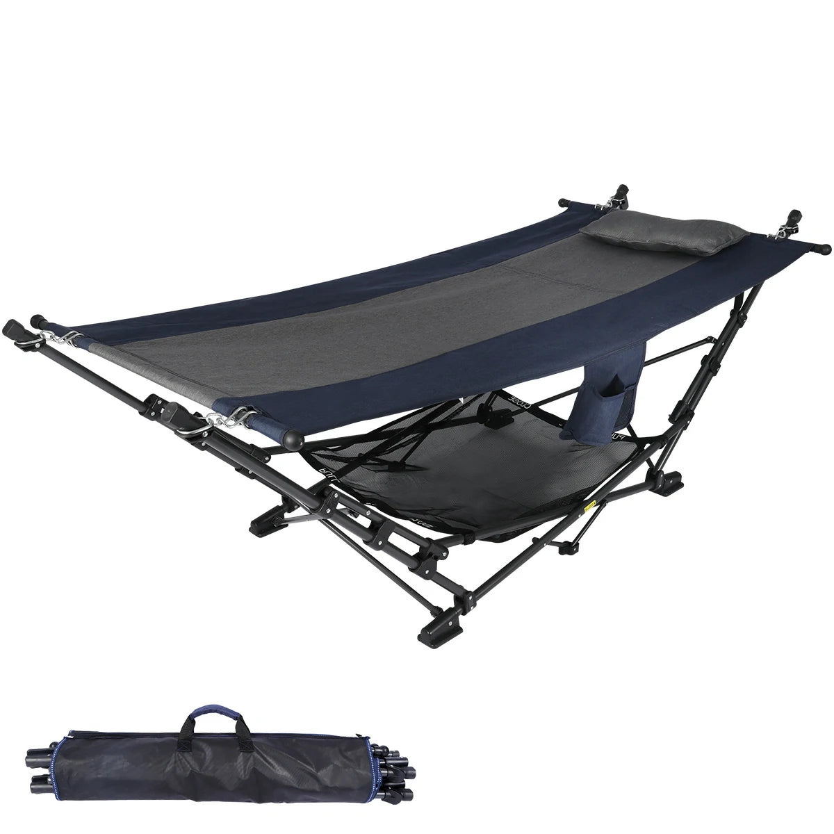 Portable Hammock with Stand and Carrying Bag
