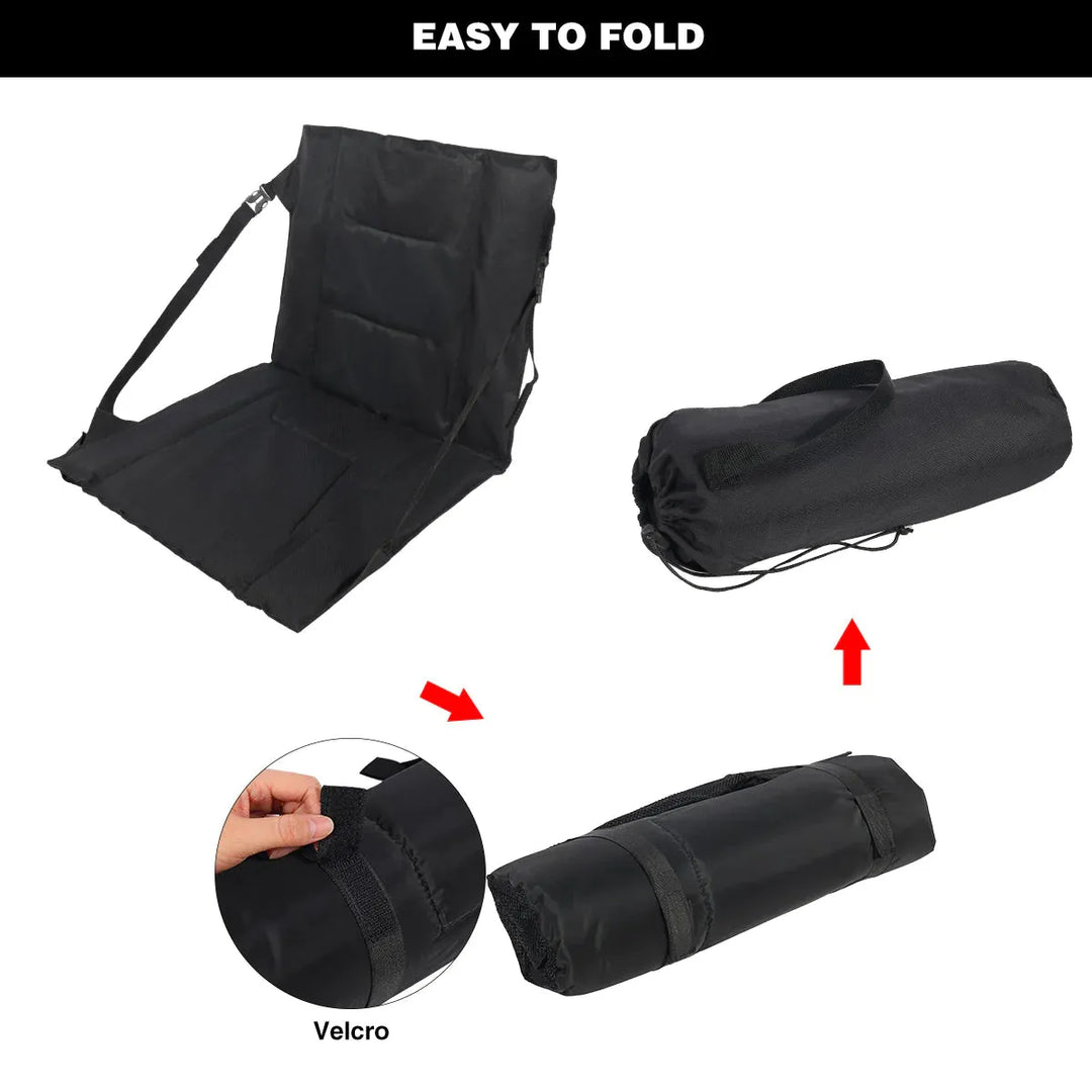 Folding Stadium Seat Cushion for Bleachers - Redcamp